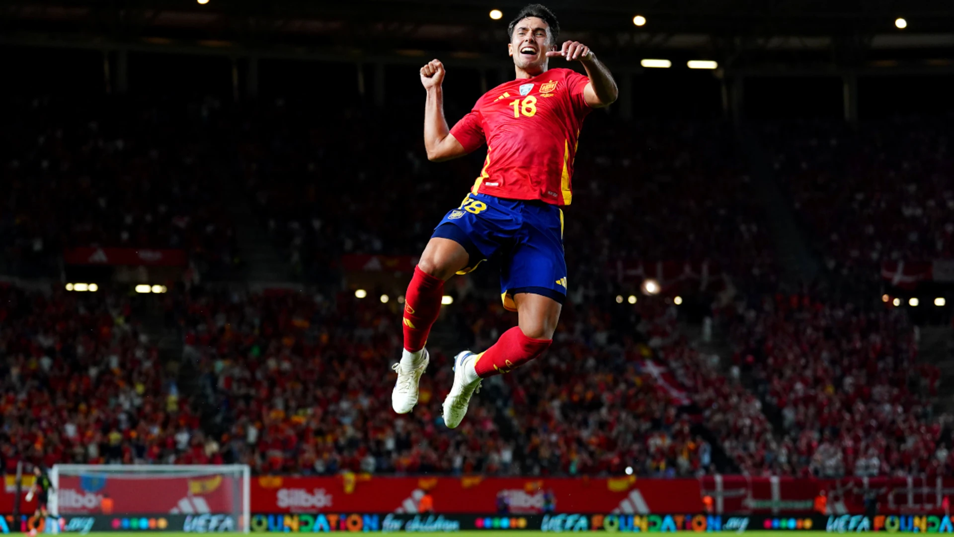 Zubimendi earns depleted Spain win over Denmark