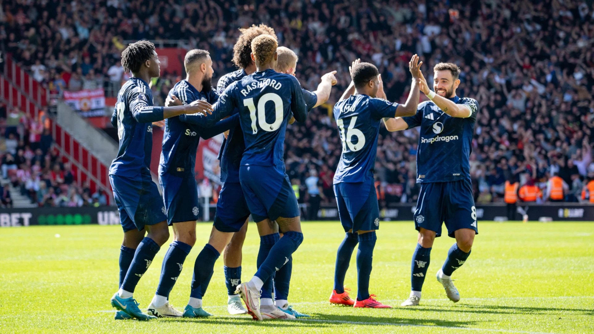 Rashford ends goal drought in United's win over Southampton