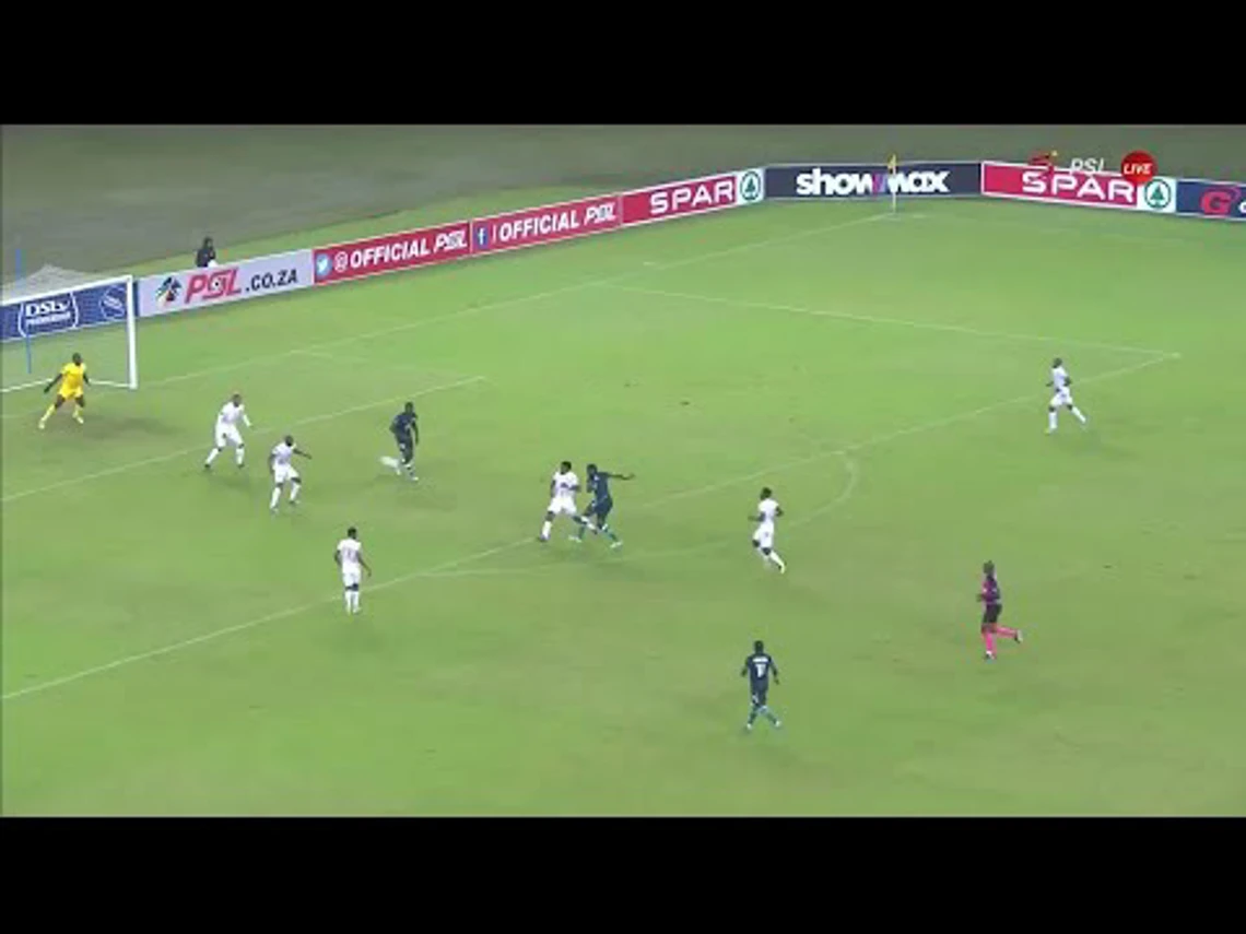 Bonginkosi Ntuli with a Goal vs. Royal AM