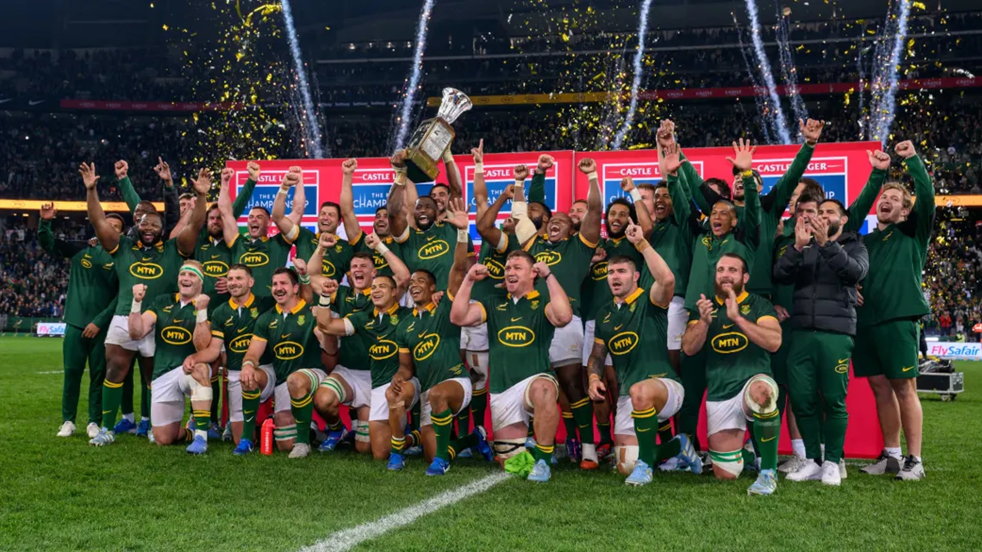 SWEET VICTORY: Winning Freedom Cup second only to RWC for Boks