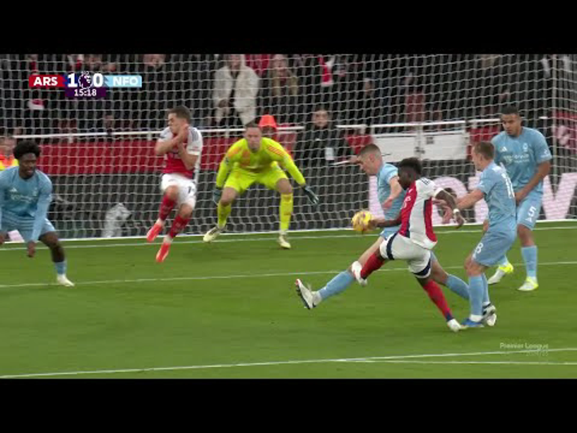 Bukayo Saka | 15ᵗʰ Minute Goal v Nottingham Forest