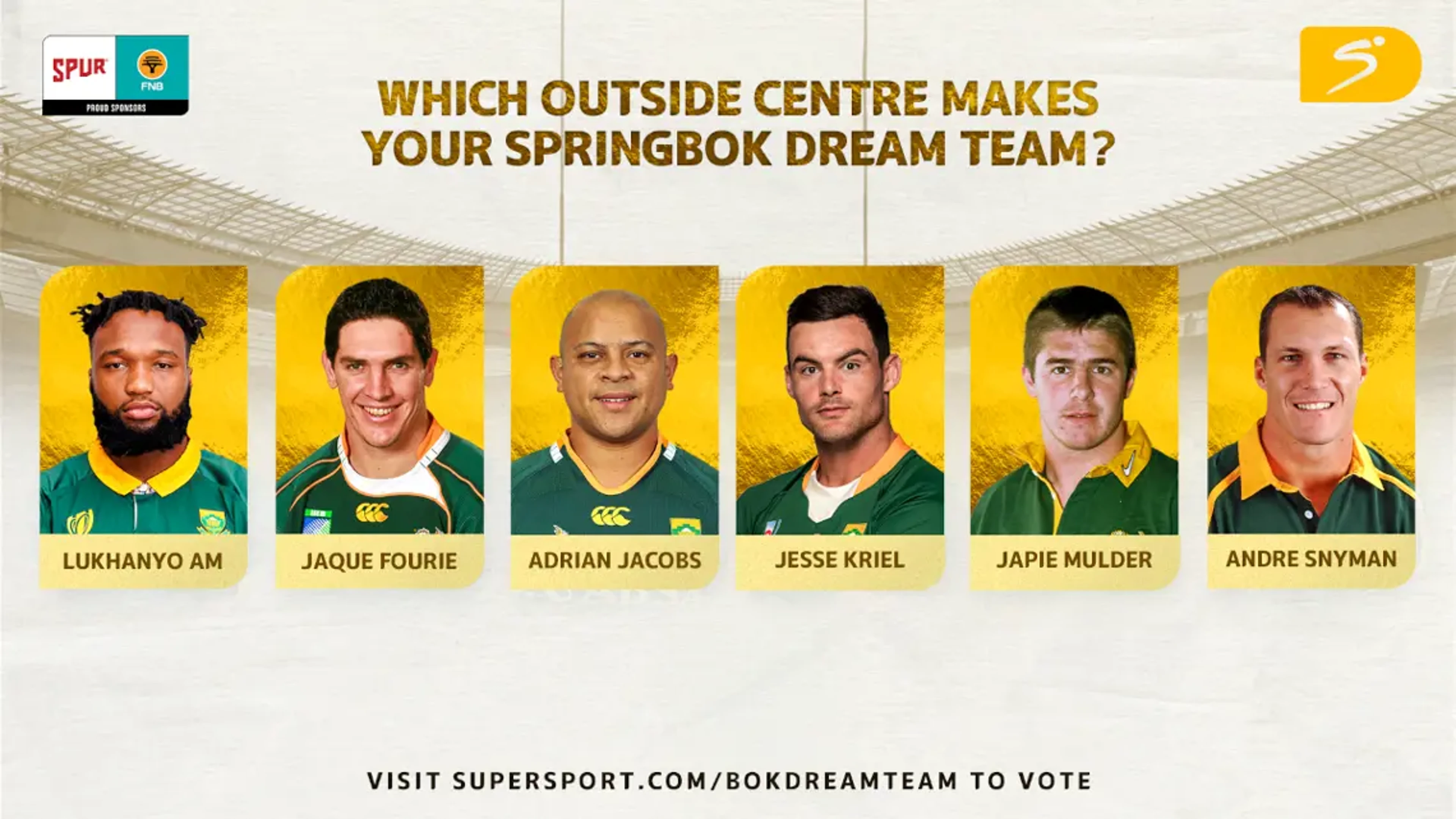 DINE WITH BOKS! Vote and stand a chance to win dinner with legends