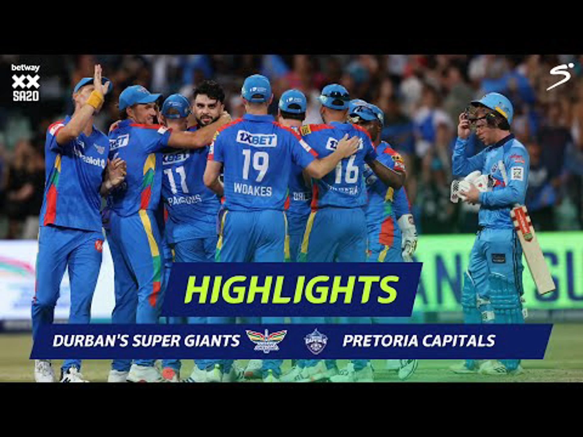 Durban's Super Giants v Pretoria Capitals | Short Highlights | Betway SA20