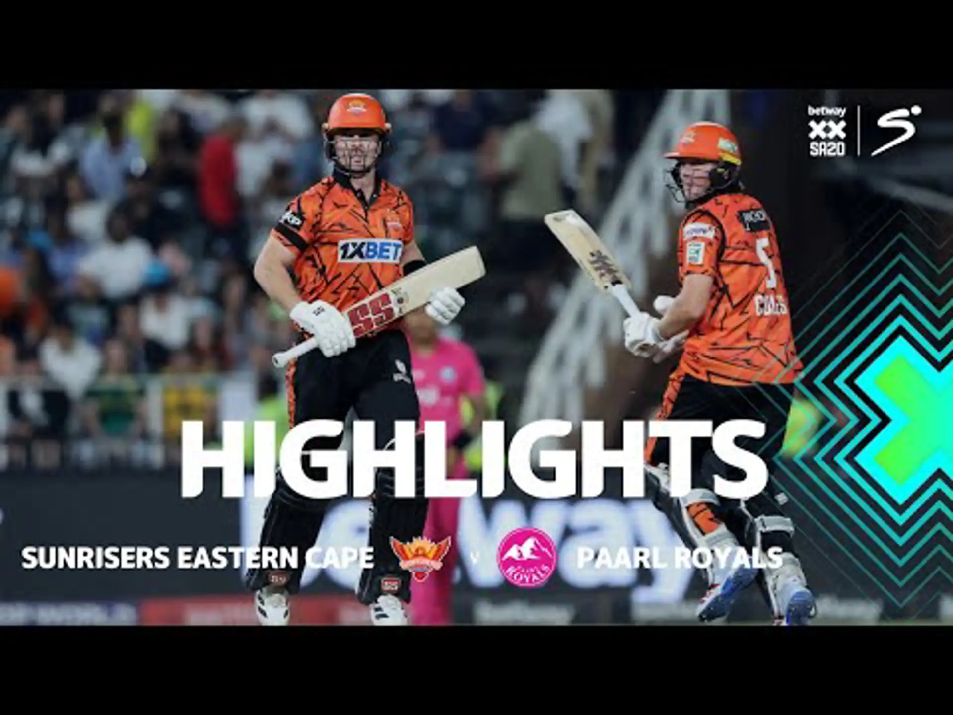 Sunrisers E Cape v Paarl Royals | Short Highlights | Betway SA20