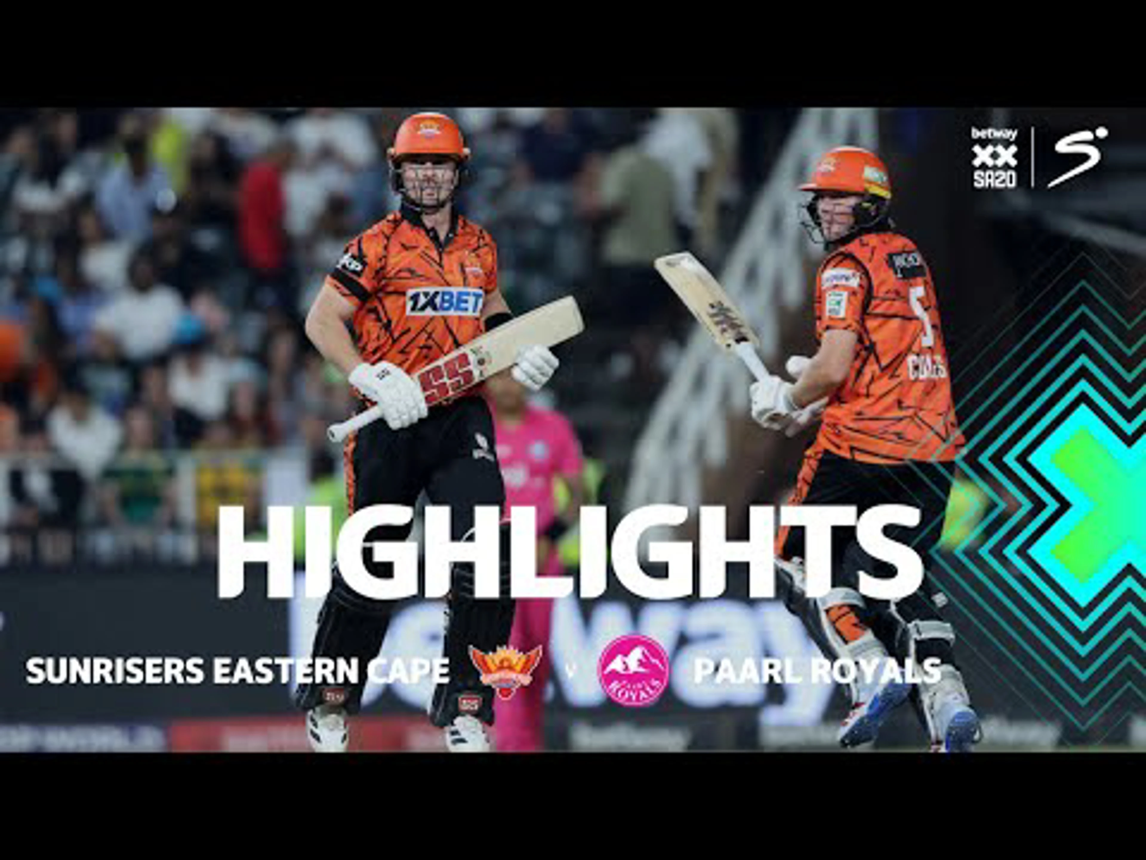 Sunrisers E Cape v Paarl Royals | Short Highlights | Betway SA20