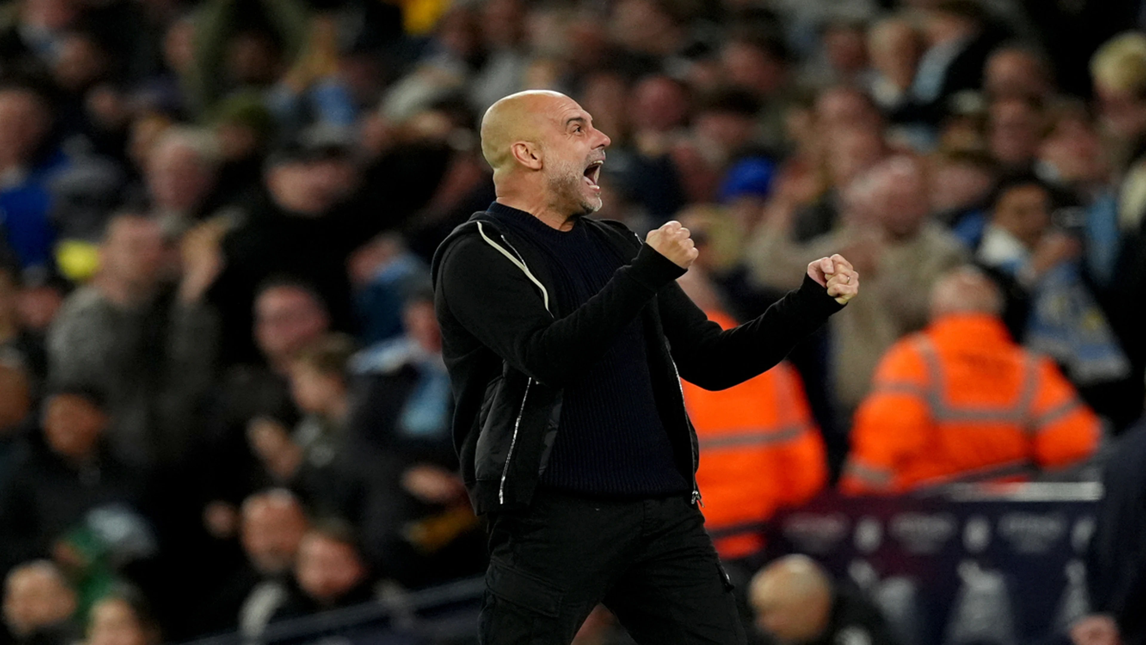 Guardiola joy as Man City go third after dramatic win over Villa