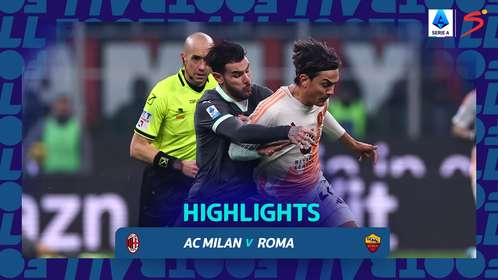 AC Milan v Roma | Match Highlights | Italian Serie A Matchday 18