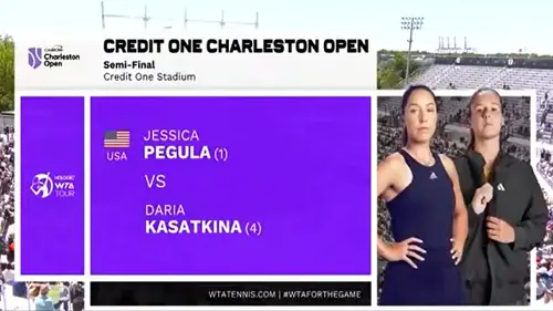 Jessica Pegula v Daria Kasatkina  | SF1 | Charleston Open | Highlights | WTA 500
