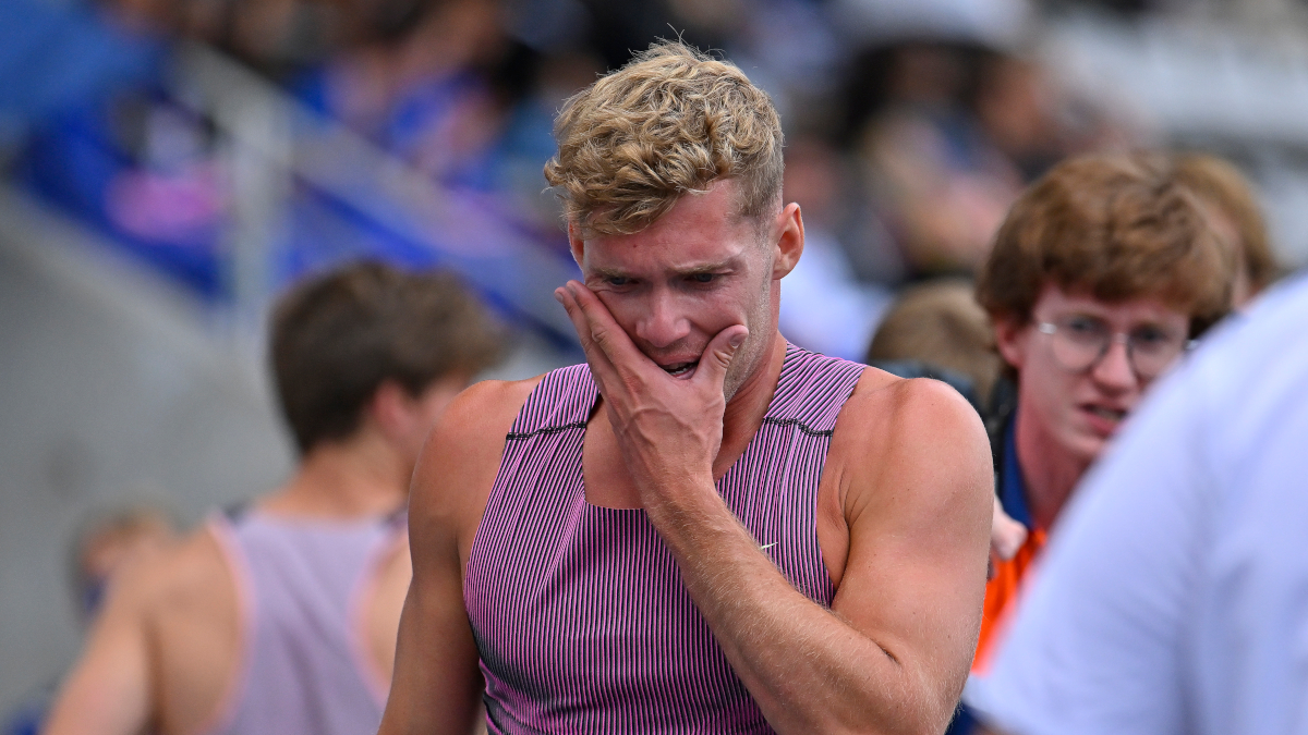 World record holder Mayer out of decathlon with thigh injury