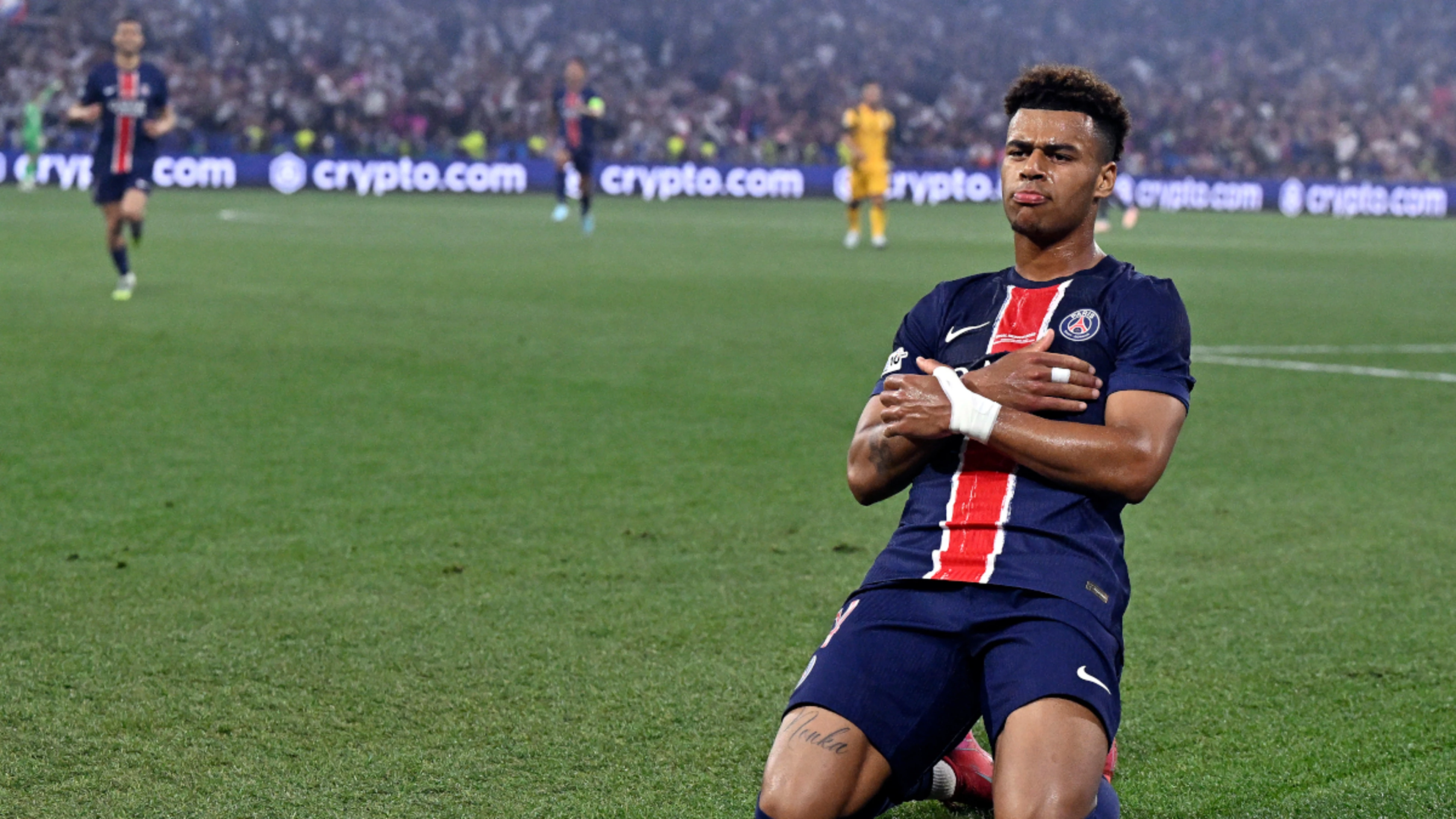 Teenager Doue caps dream season by starring in PSG's Champions League triumph