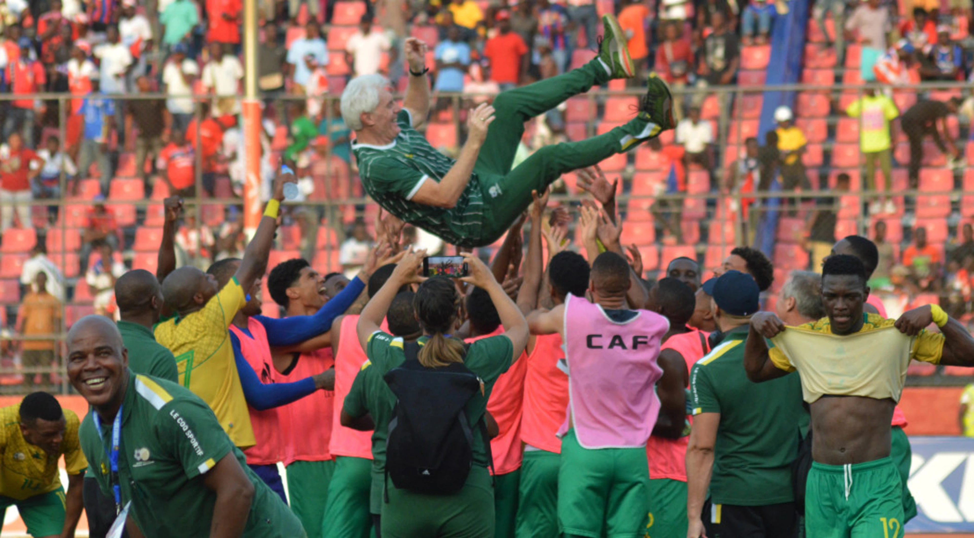 Broos already setting Afcon targets after qualification