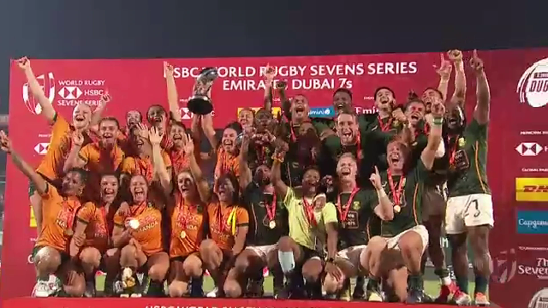 World Rugby HSBC Women's Sevens Series Dubai | Australia v New Zealand | Cup Final | Highlights