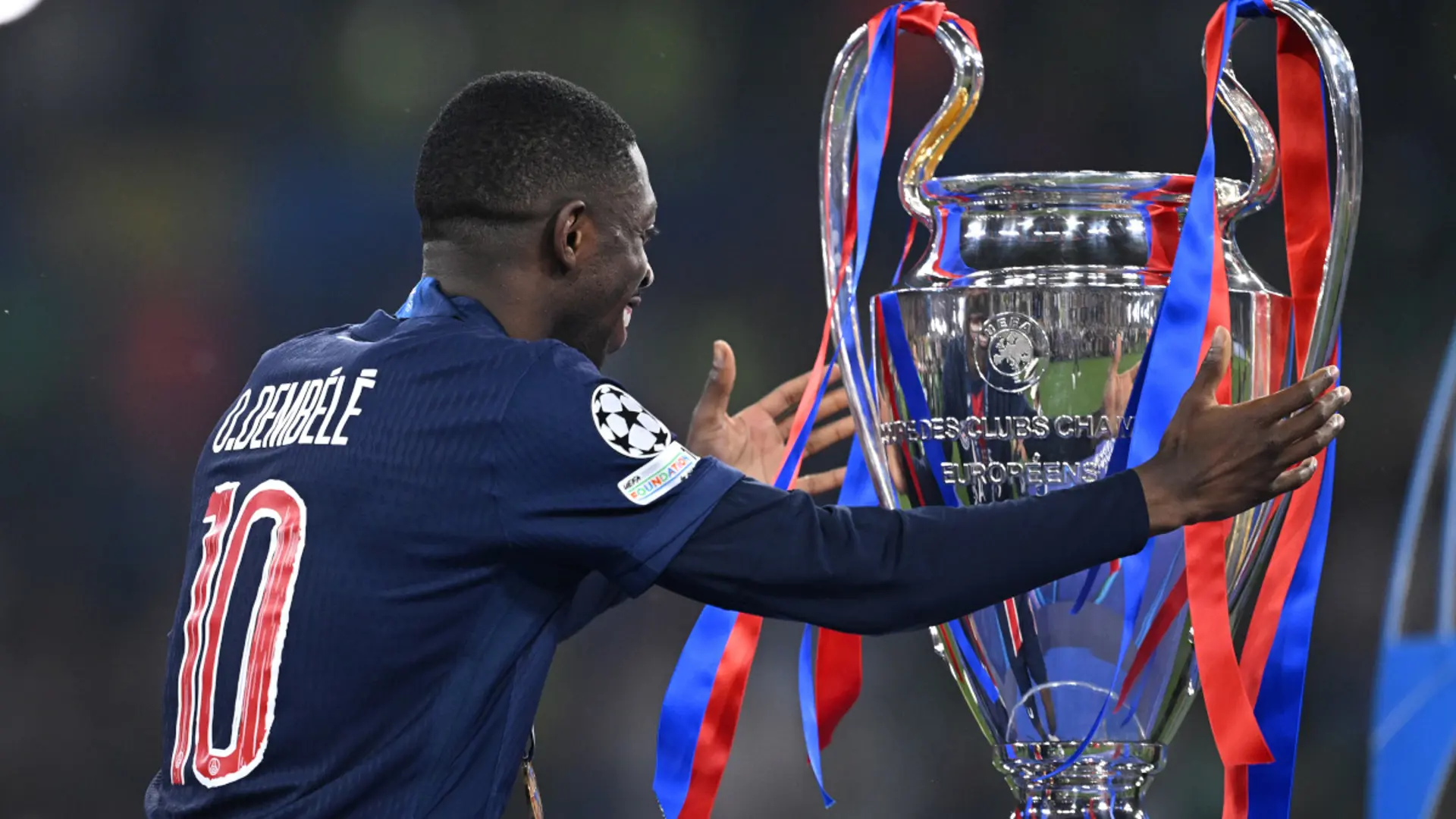 Dembele and Doue named Champions League players of the season