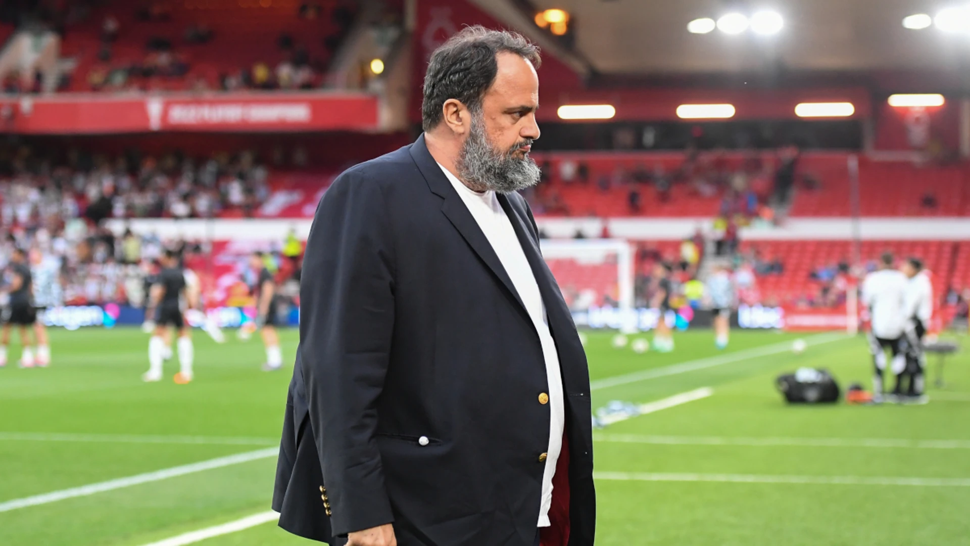 Forest owner Marinakis banned for spitting towards officials