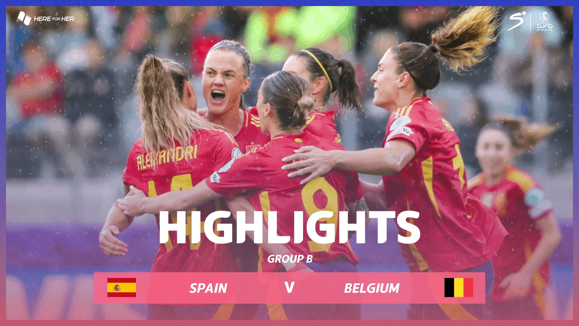 Spain v Belgium | Match Highlights | UEFA Women's Euro