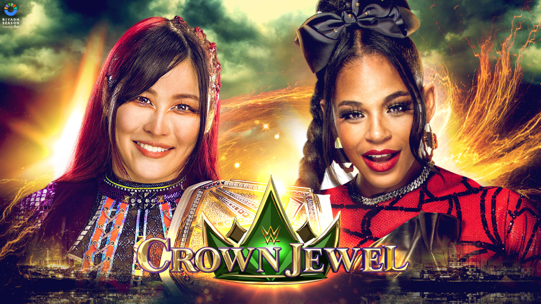 Iyo Sky and Bianca Belair battle for the WWE Women's Championship