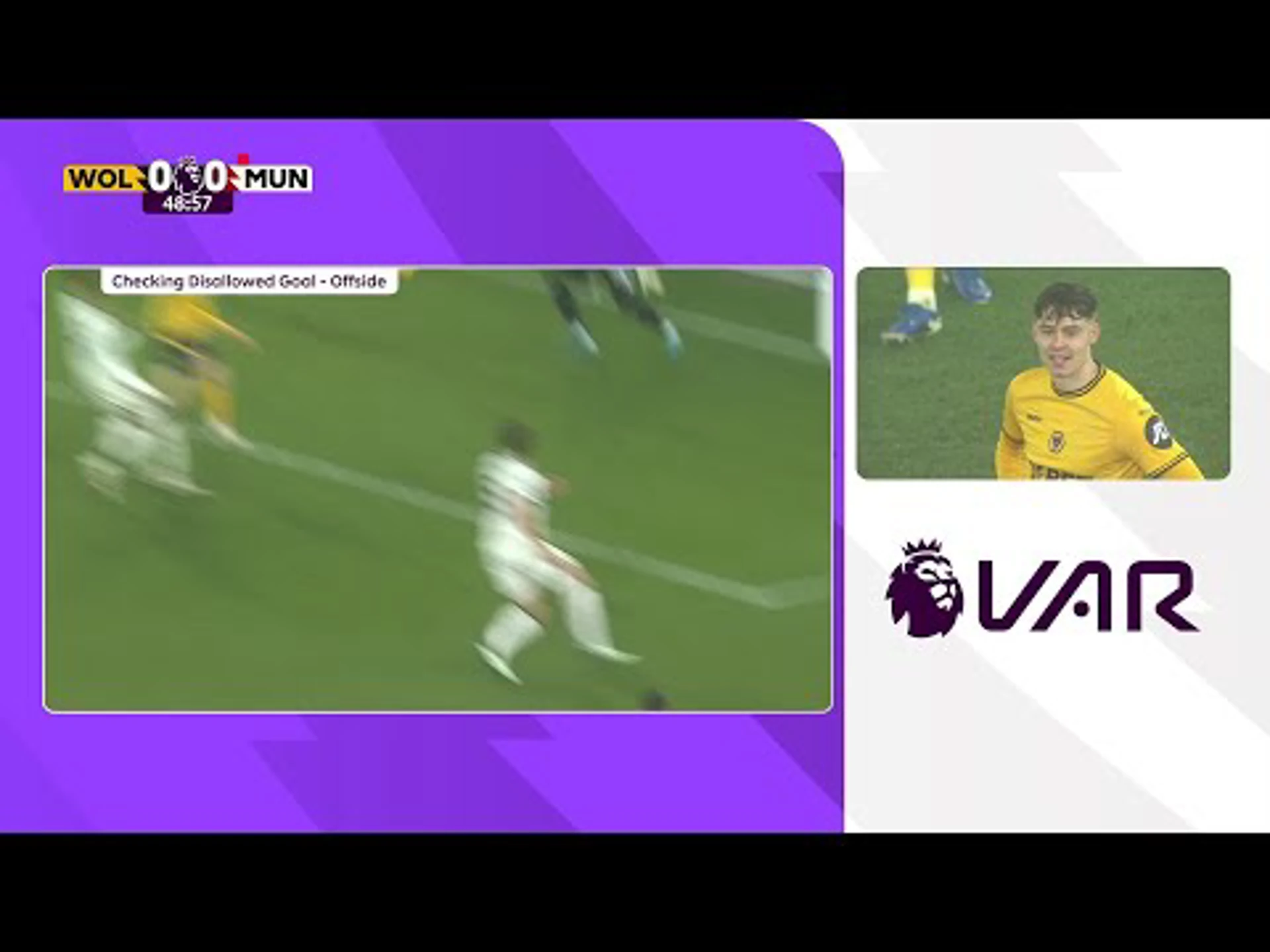 Jørgen Strand Larsen | 49ᵗʰ Minute VAR v Manchester United