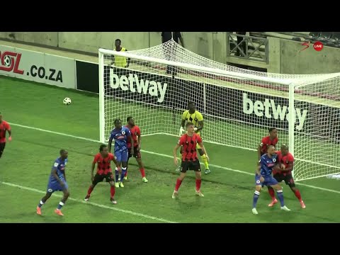 Kganyane Letsoenyo with a Spectacular Defensive Act vs. SuperSport United