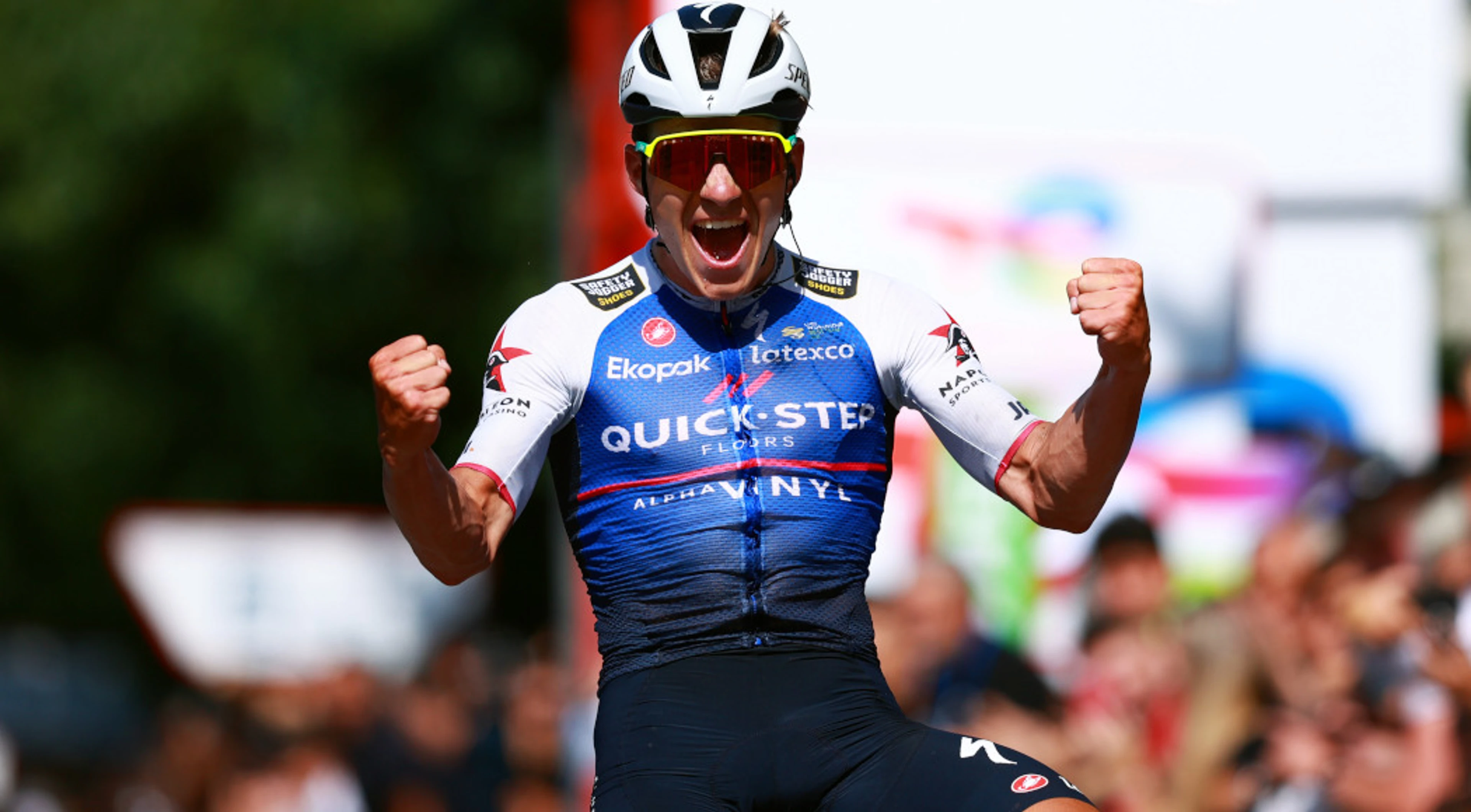 Evenepoel goes it alone to win San Sebastian Classic