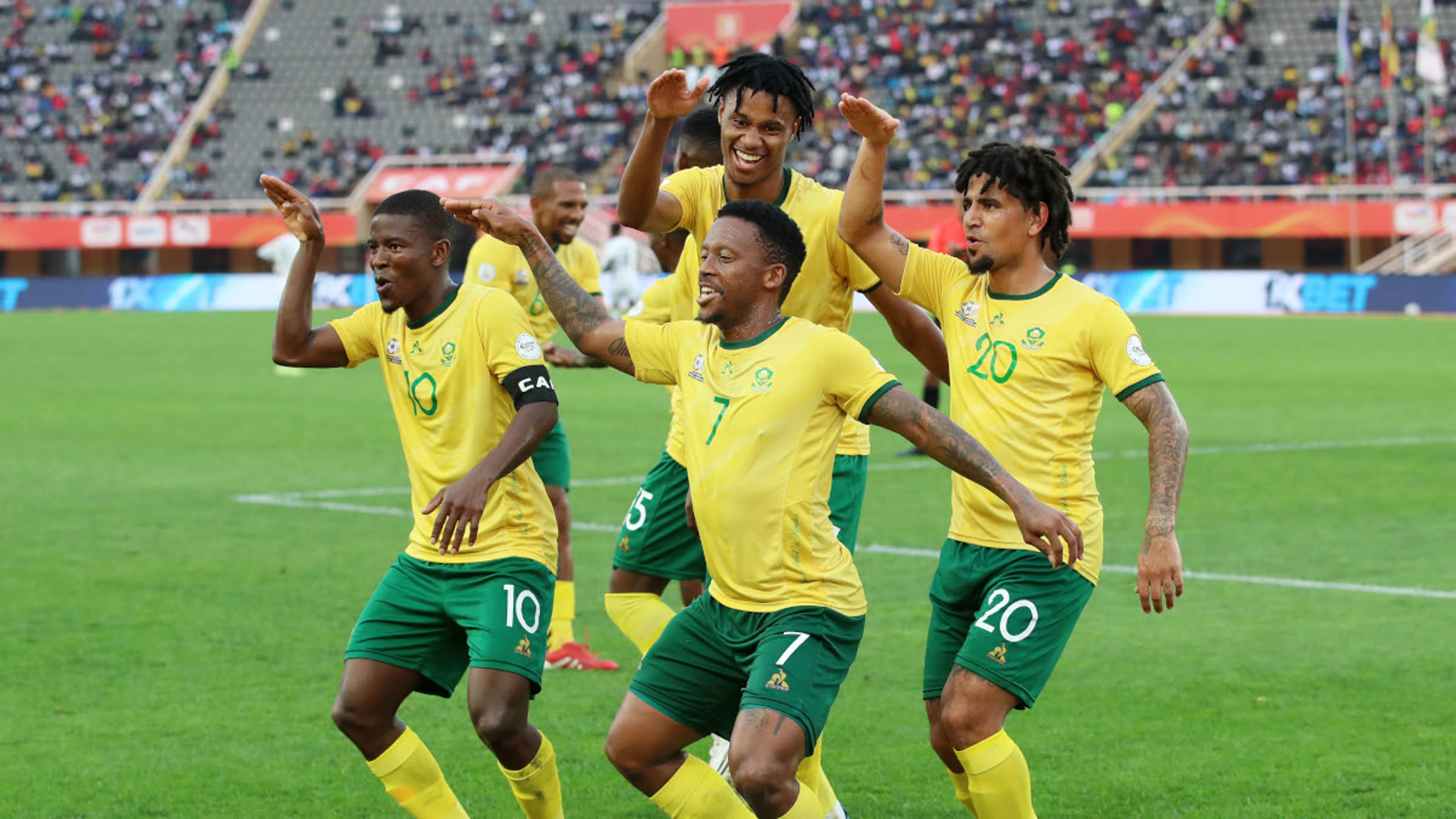 Bafana defeat Guinea at Chan in Group C