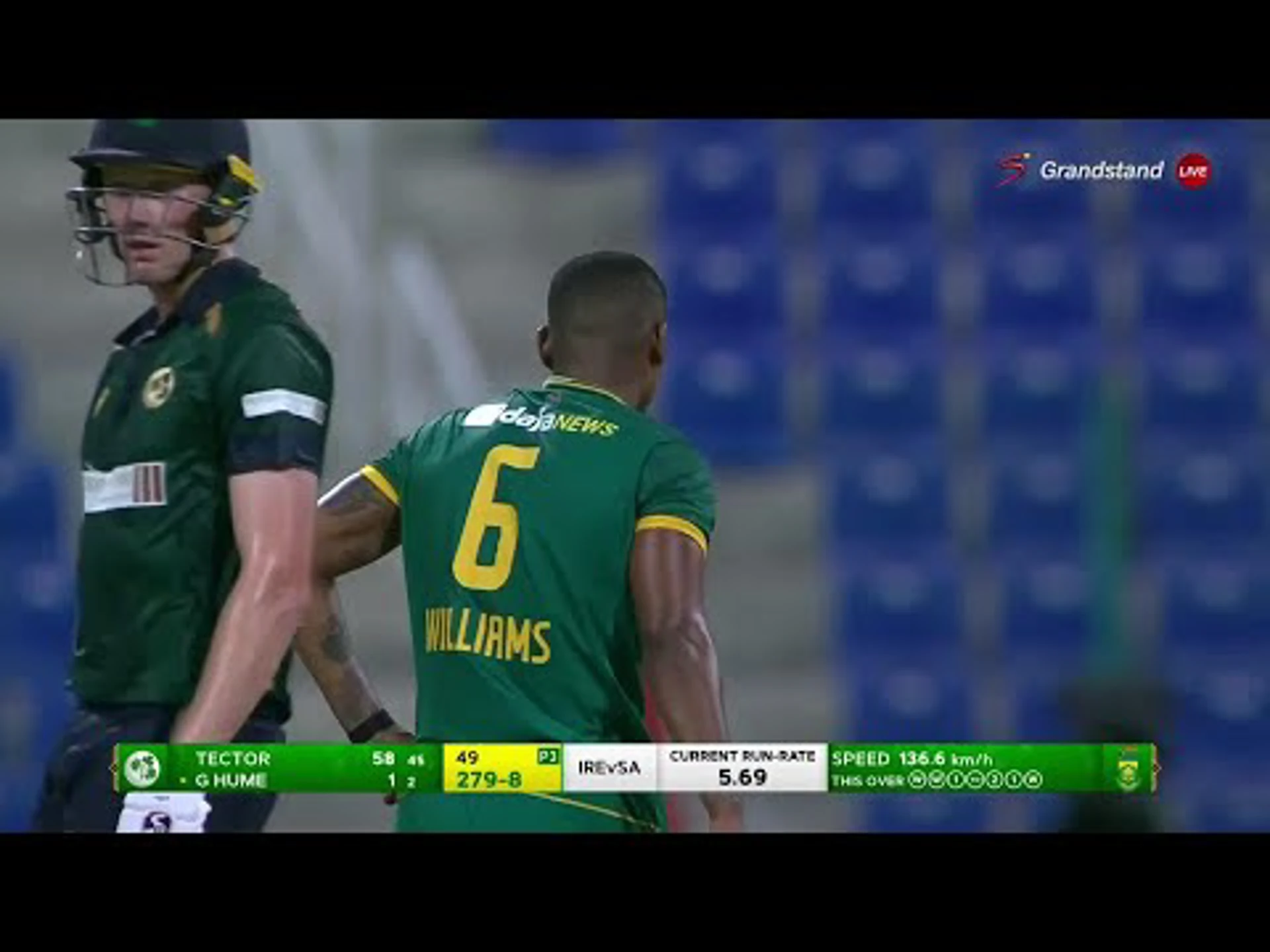 Lizaad Williams 4 wickets | Ireland v South Africa | 3rd ODI