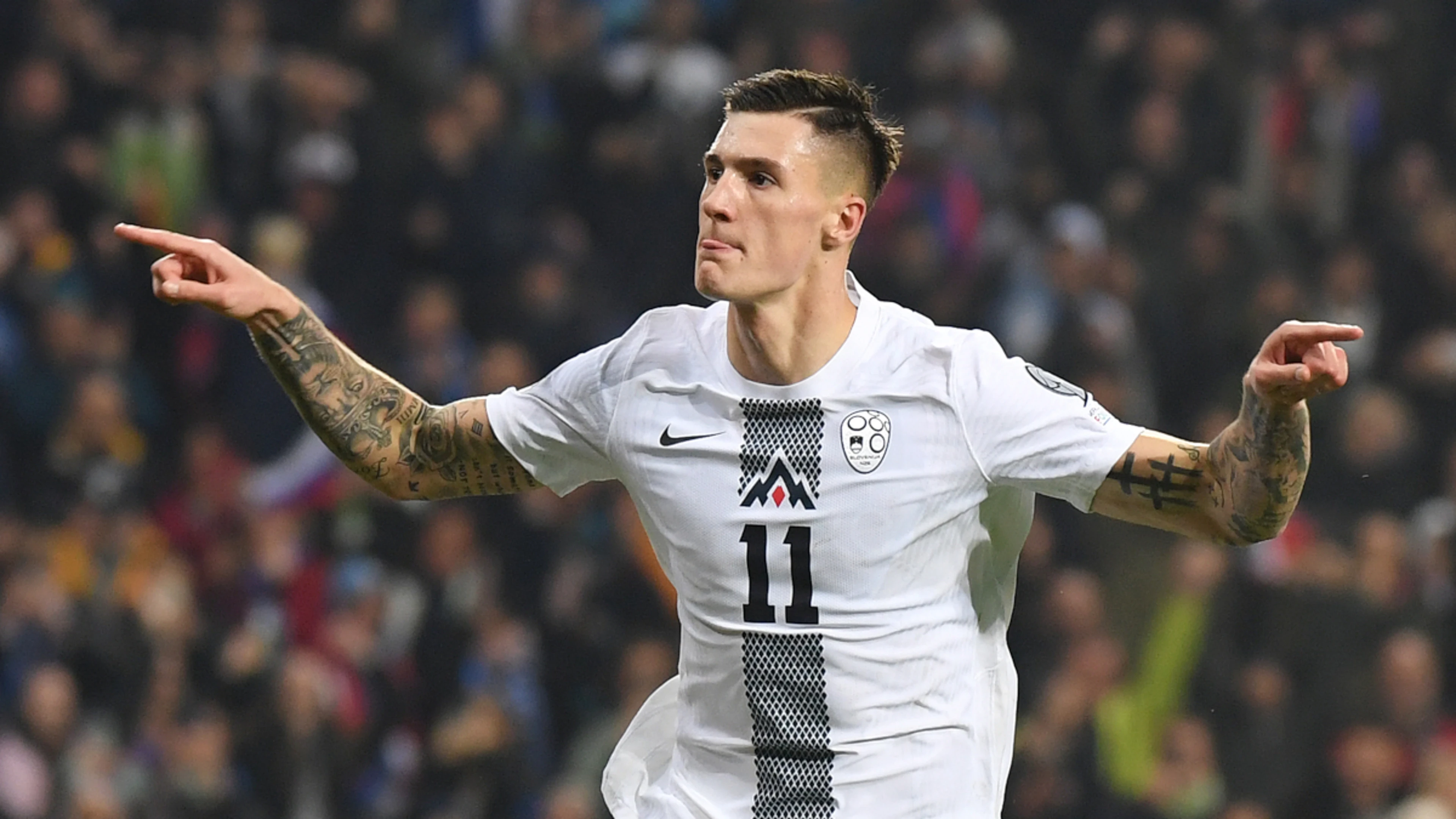 Slovenia's talented striker Sesko sure to attract attention