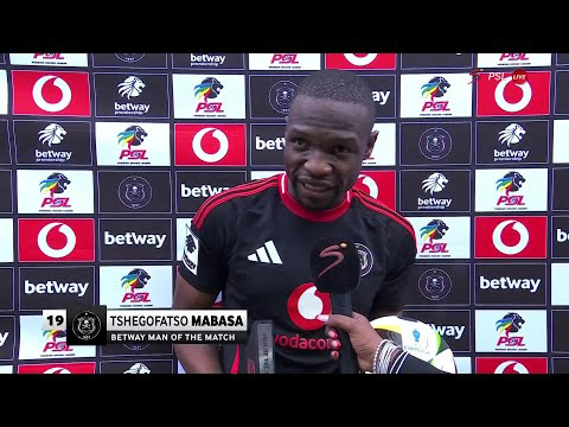 Tshegofatso Mabasa post match reaction | Orlando Pirates v Marumo Gallants