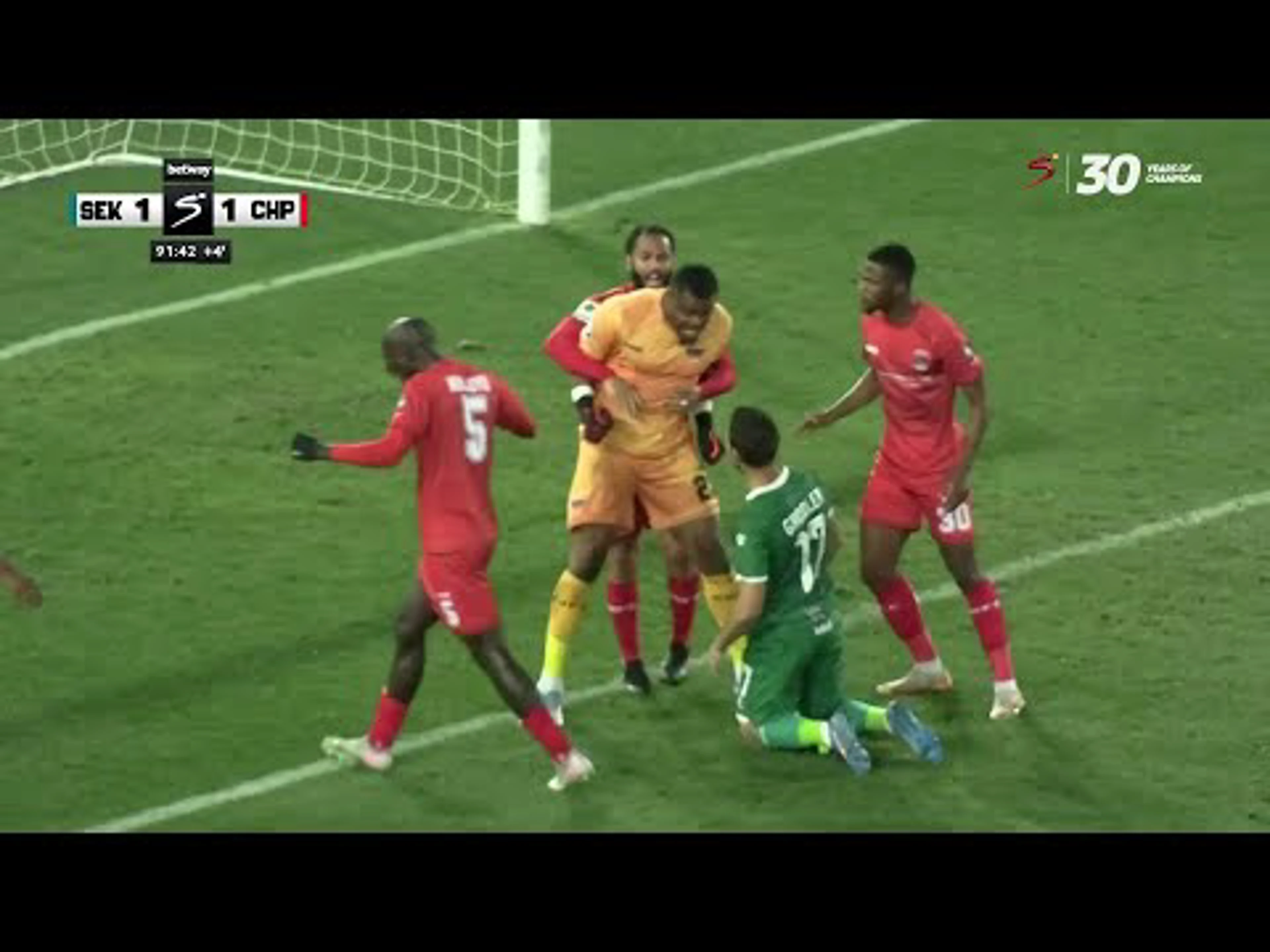 Stanley Nwabali with a Spectacular Gk Save vs. Sekhukhune United