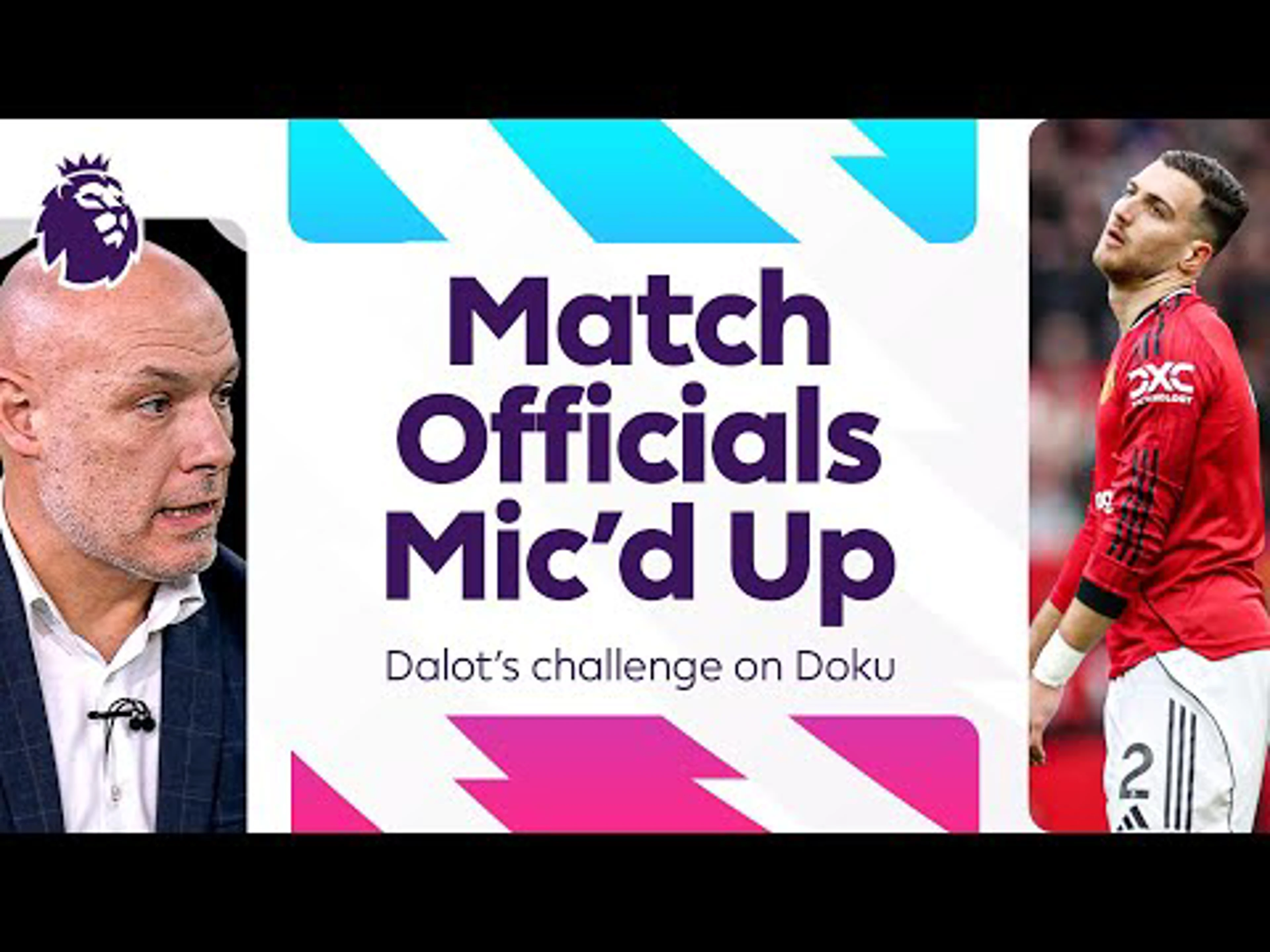 Dalot's challenge on Doku in the Manchester derby | Match Officials Mic'd Up