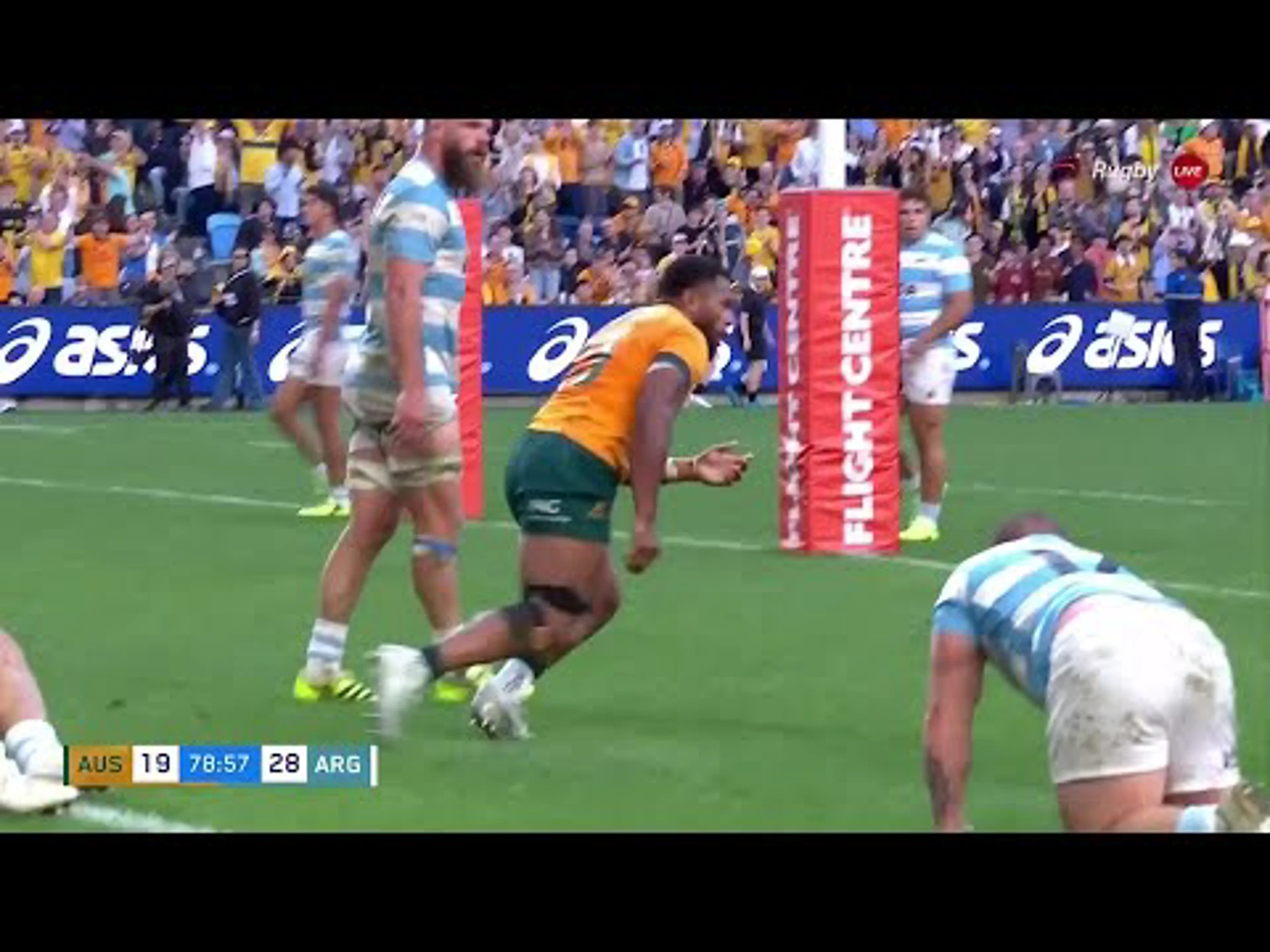 Filipo Daugunu | 82ⁿᵈ Minute Try v Argentina