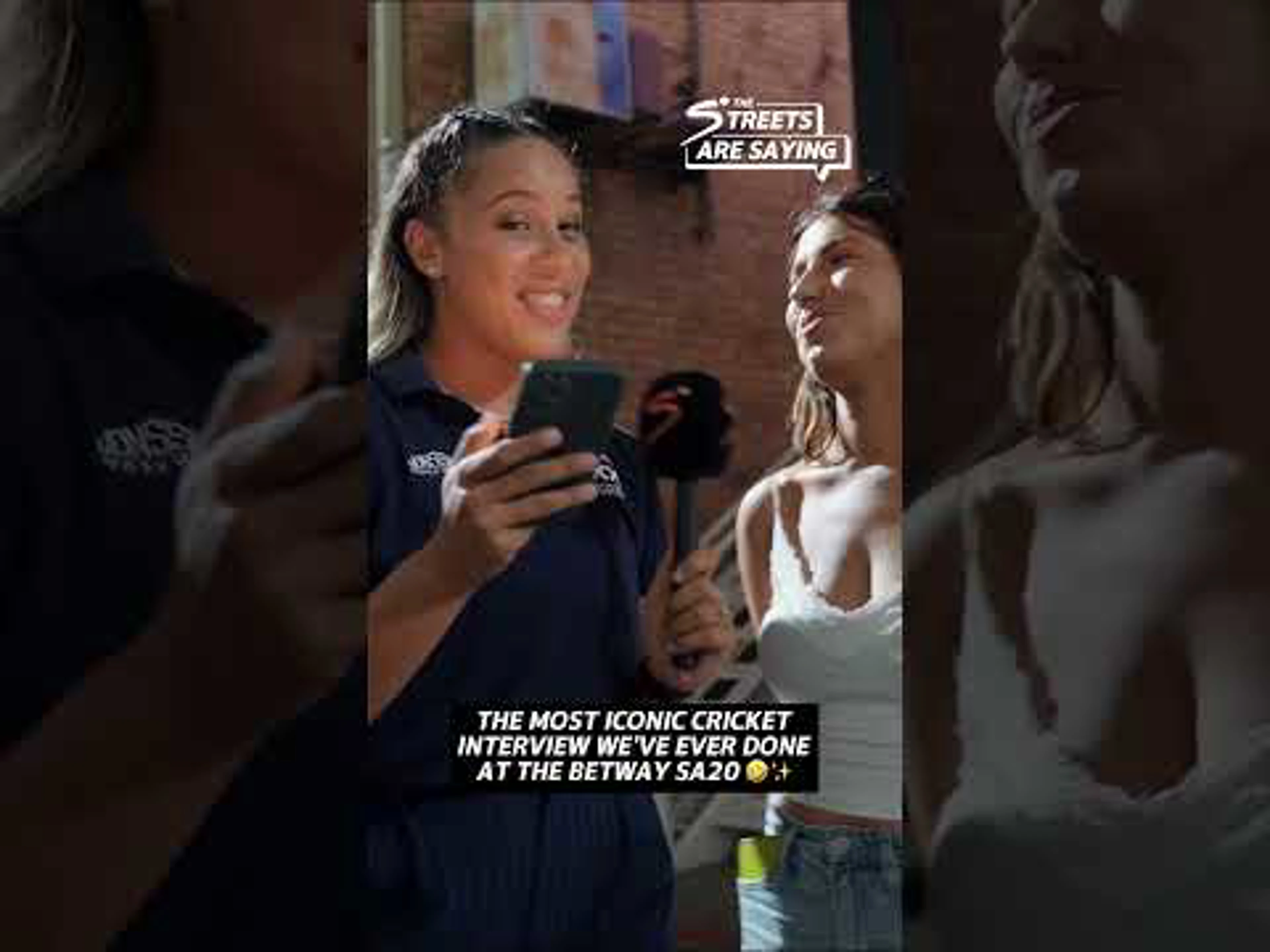 This might be the most iconic cricket interview ever conducted 😂💅🏽 #BetwaySA20 #SSCricket