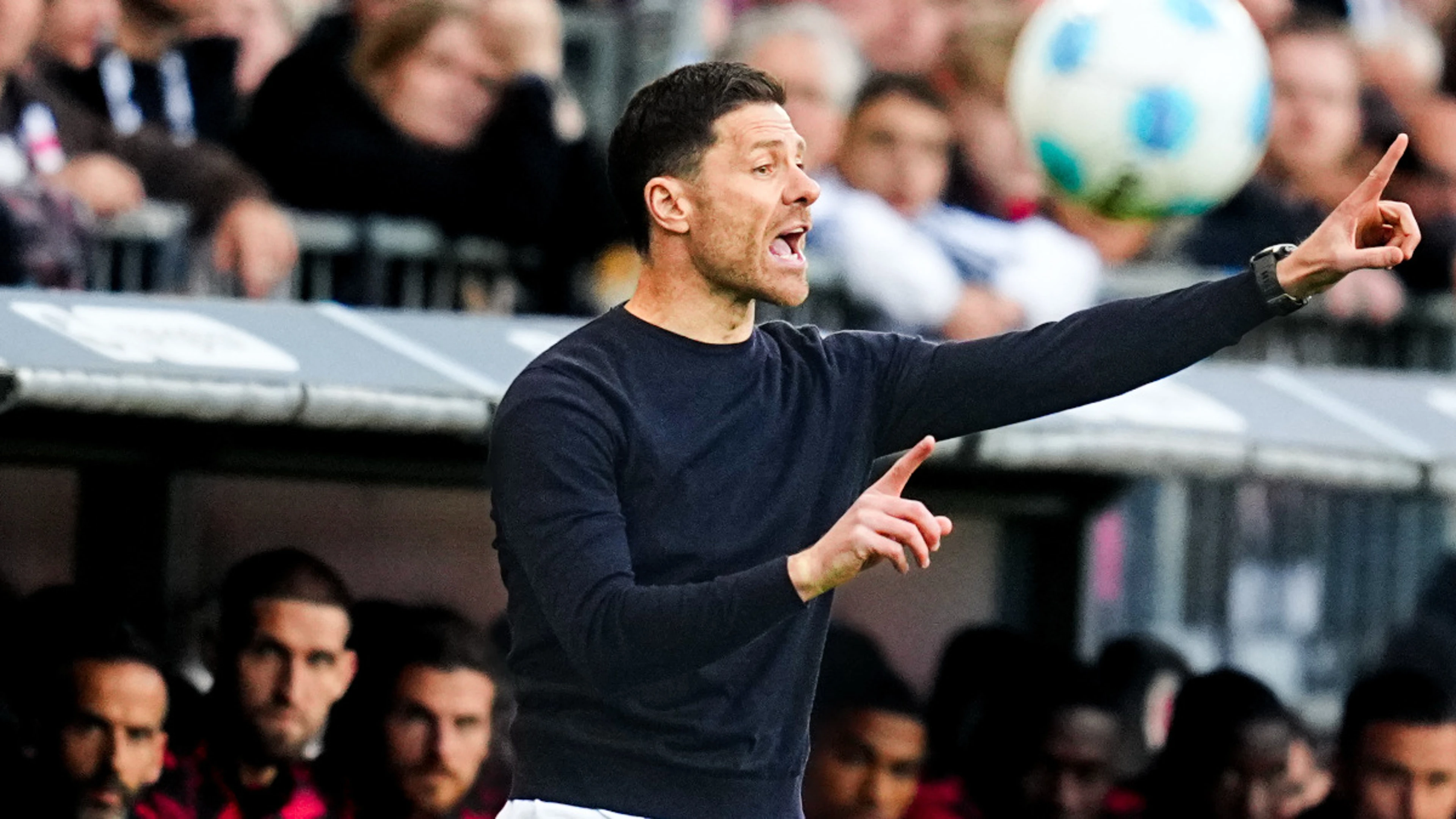 Leverkusen out to improve mood after title hopes all but gone, Xabi Alonso says