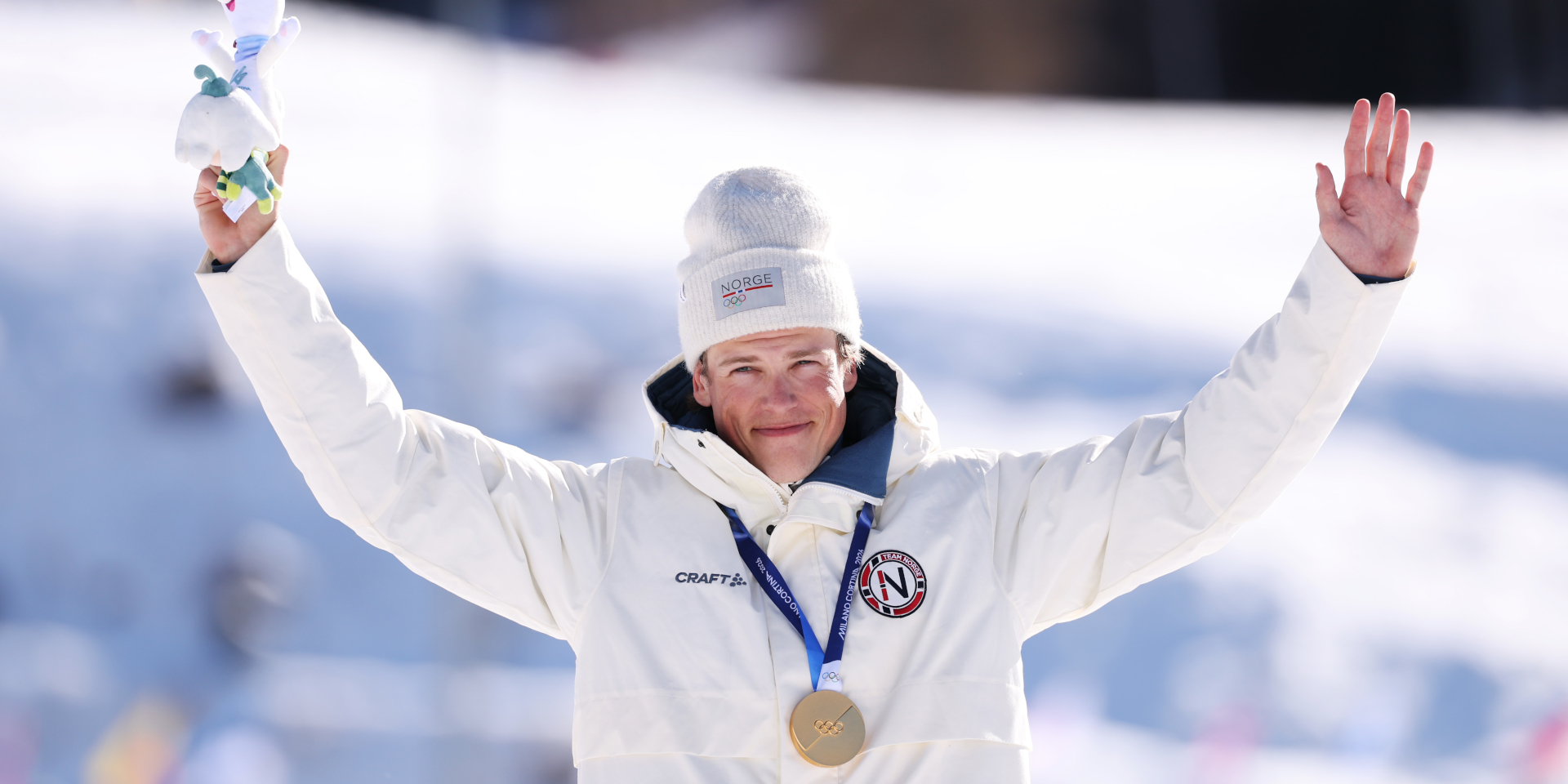 Klaebo wins eighth gold of Games, ties record for Winter Olympic titles
