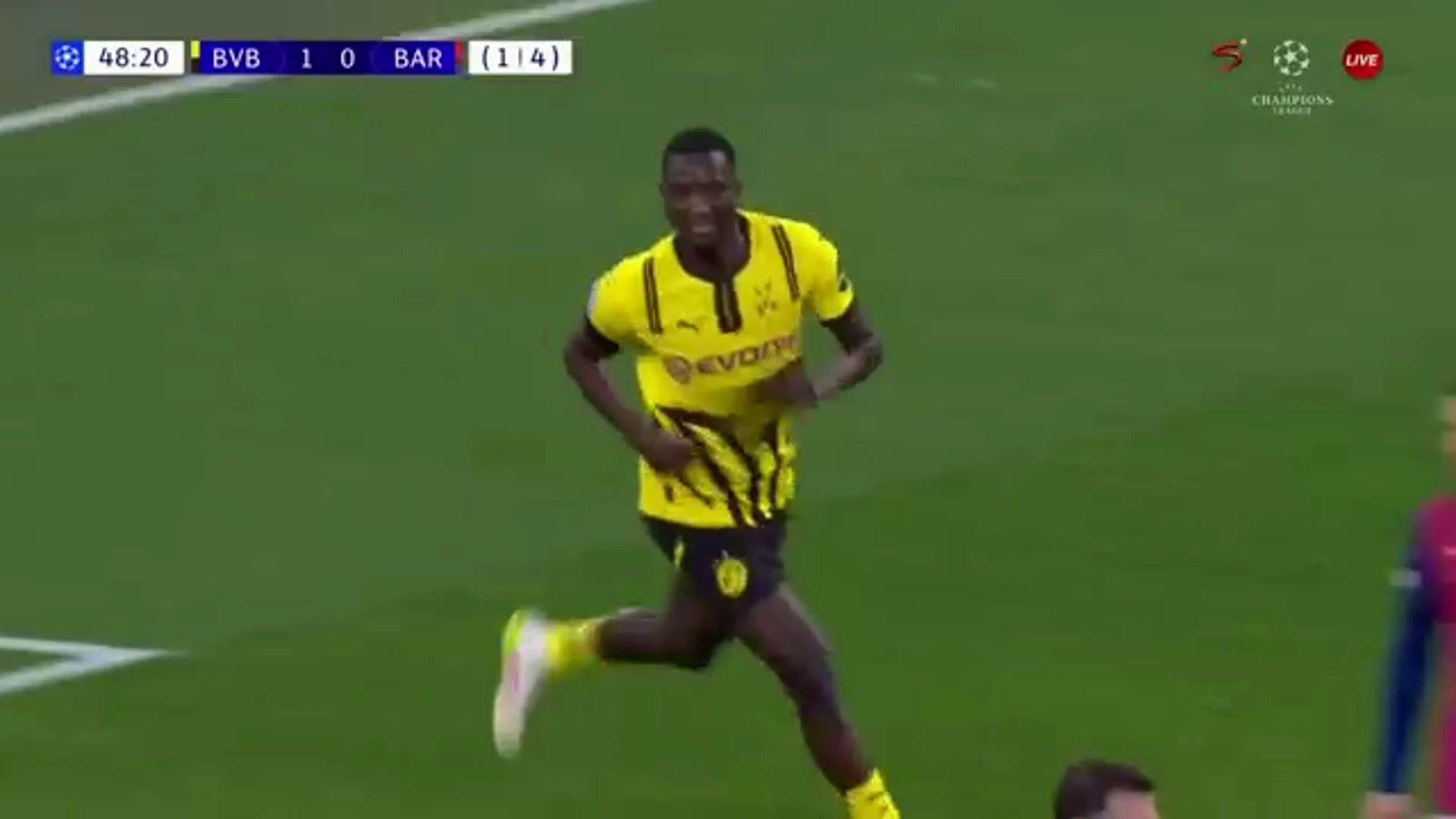 Serhou Guirassy | 49th Minute Goal v Barcelona