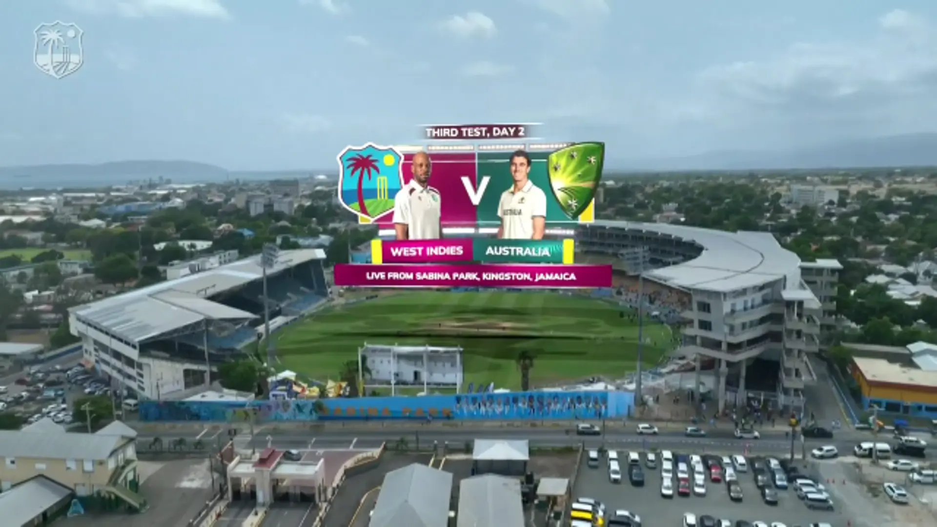 West Indies v Australia | Match Highlights | 3rd Test Day 2