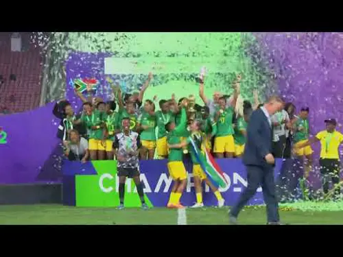 WAFCON 2022 | Final | Morocco v South Africa  | Trophy celebration