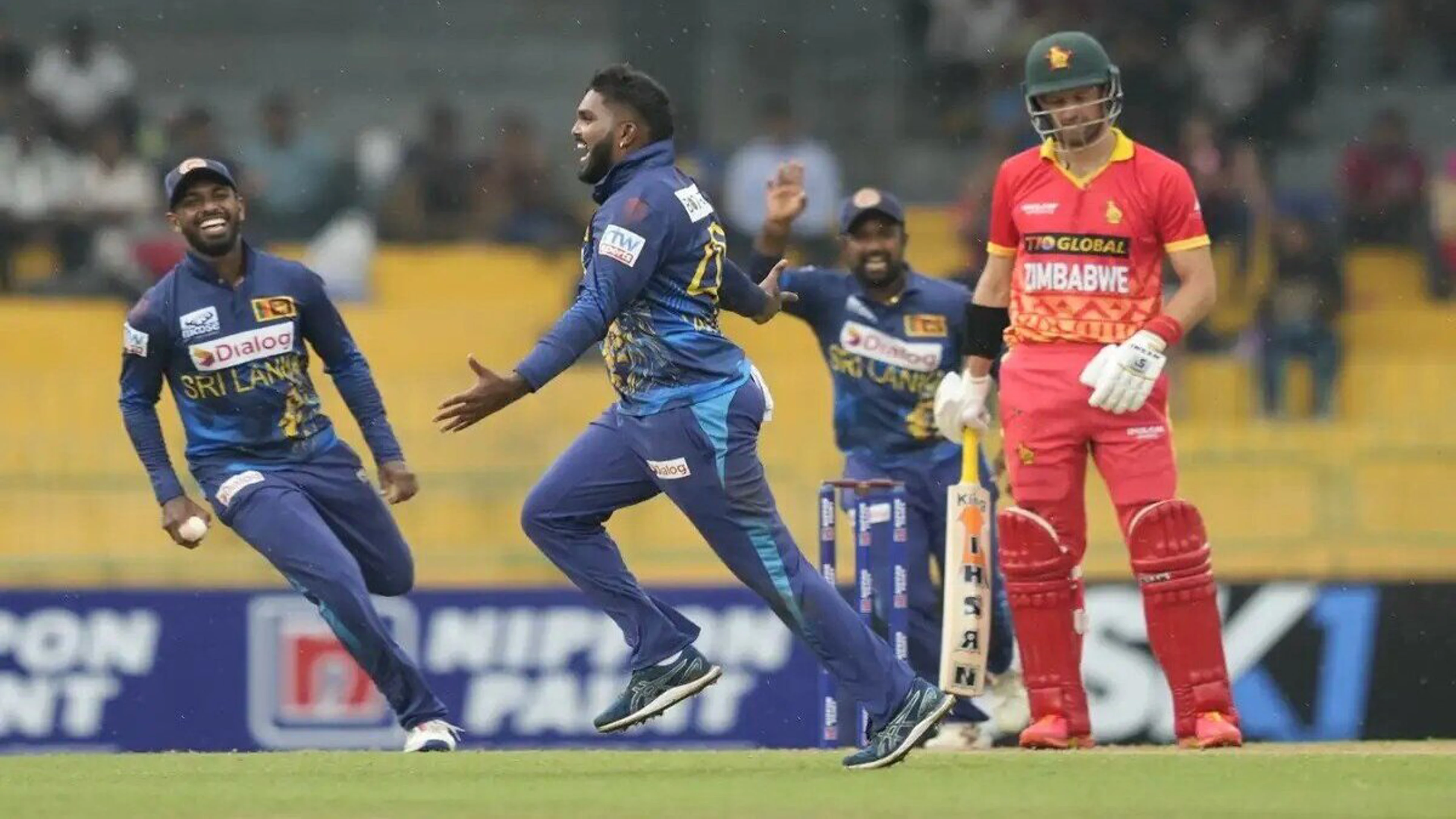 Hasaranga takes 7-19 as Sri Lanka crush Zimbabwe to win ODI series