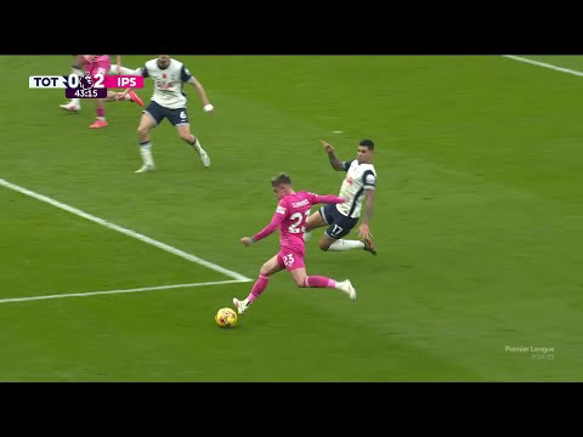 Liam Delap | 43ʳᵈ Minute Goal v Tottenham