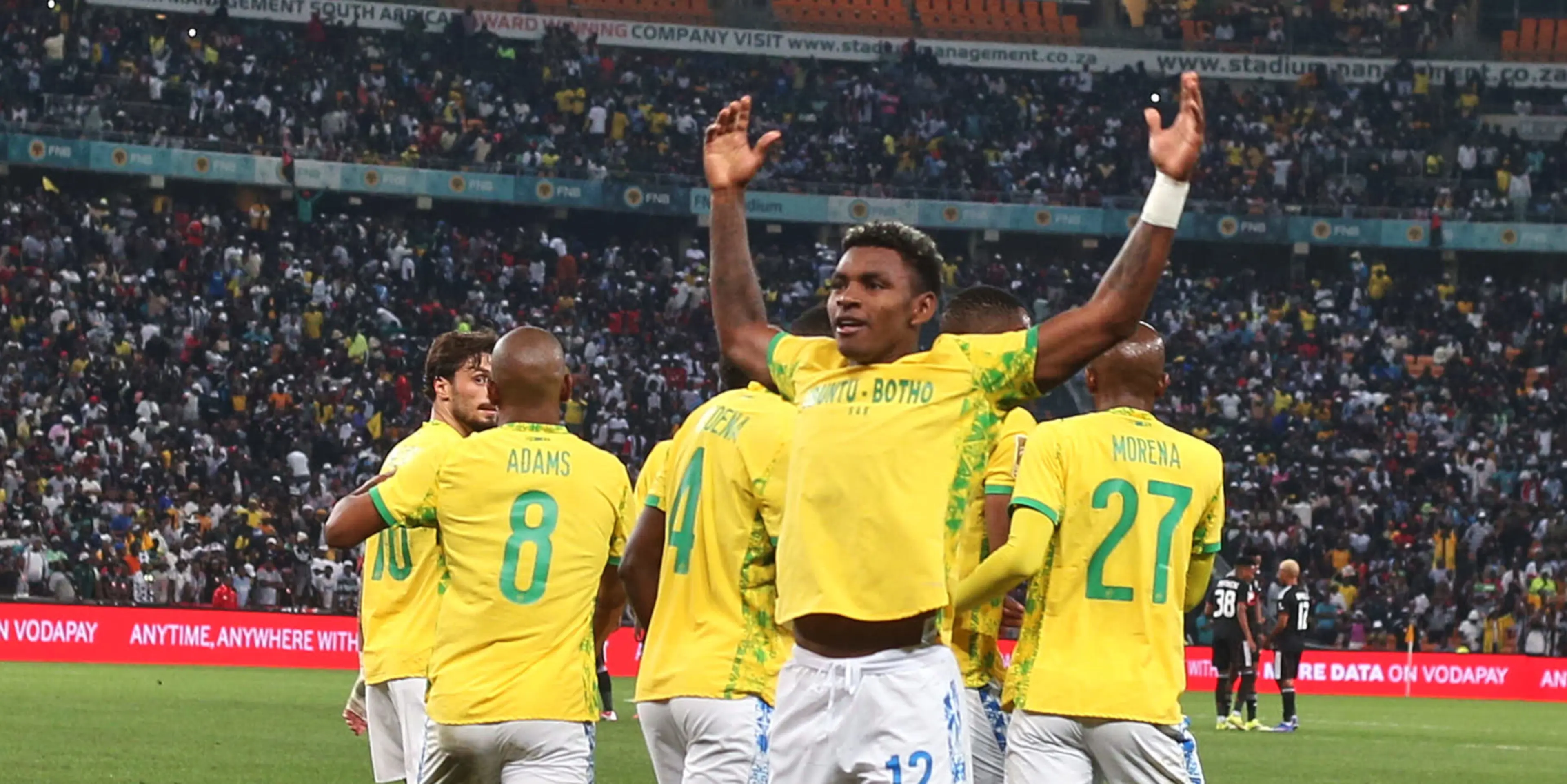 Leon double sees Sundowns to crucial victory
