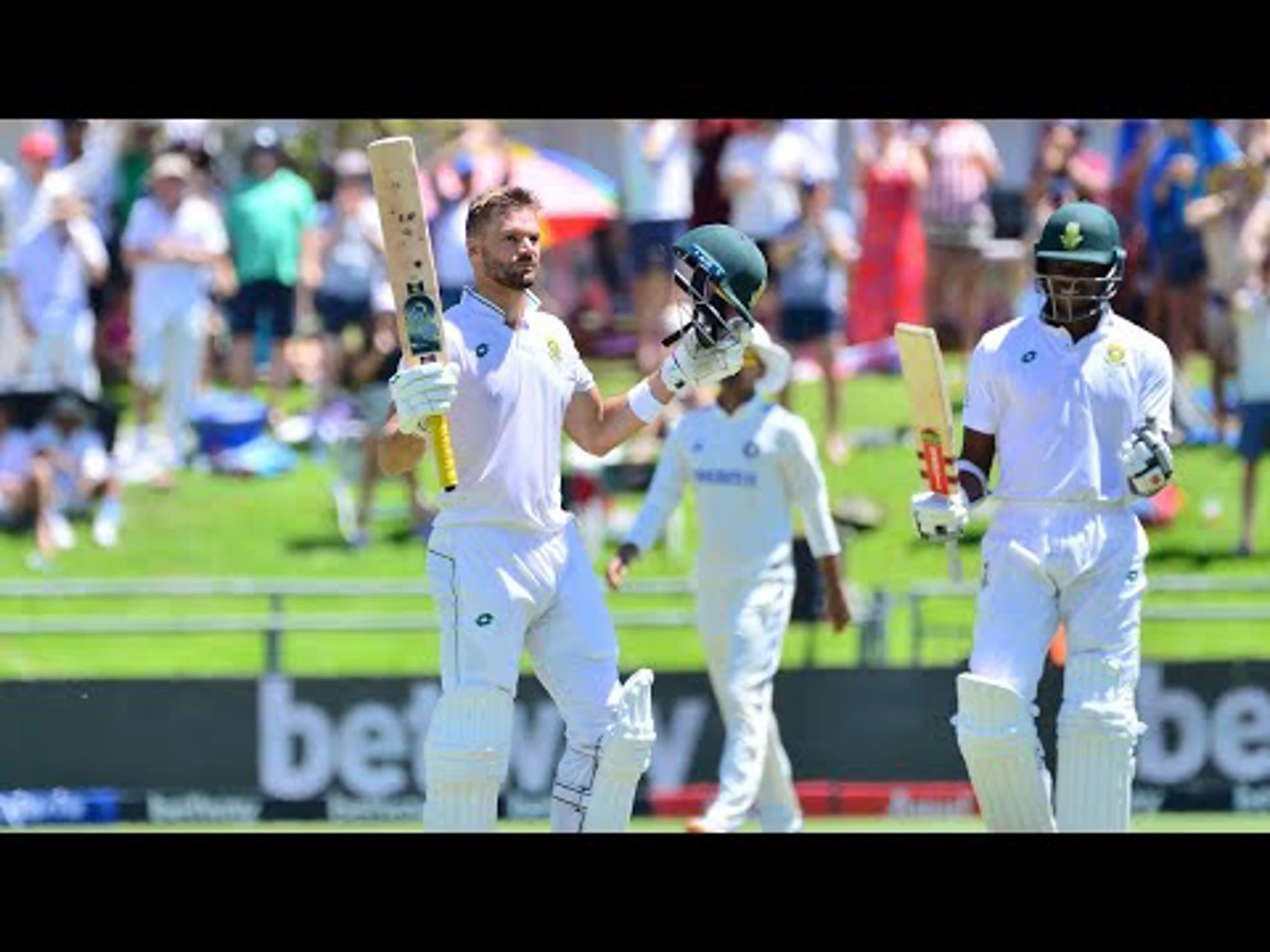 Aiden Markram 106 | South Africa v India | 2nd Test, Day 2