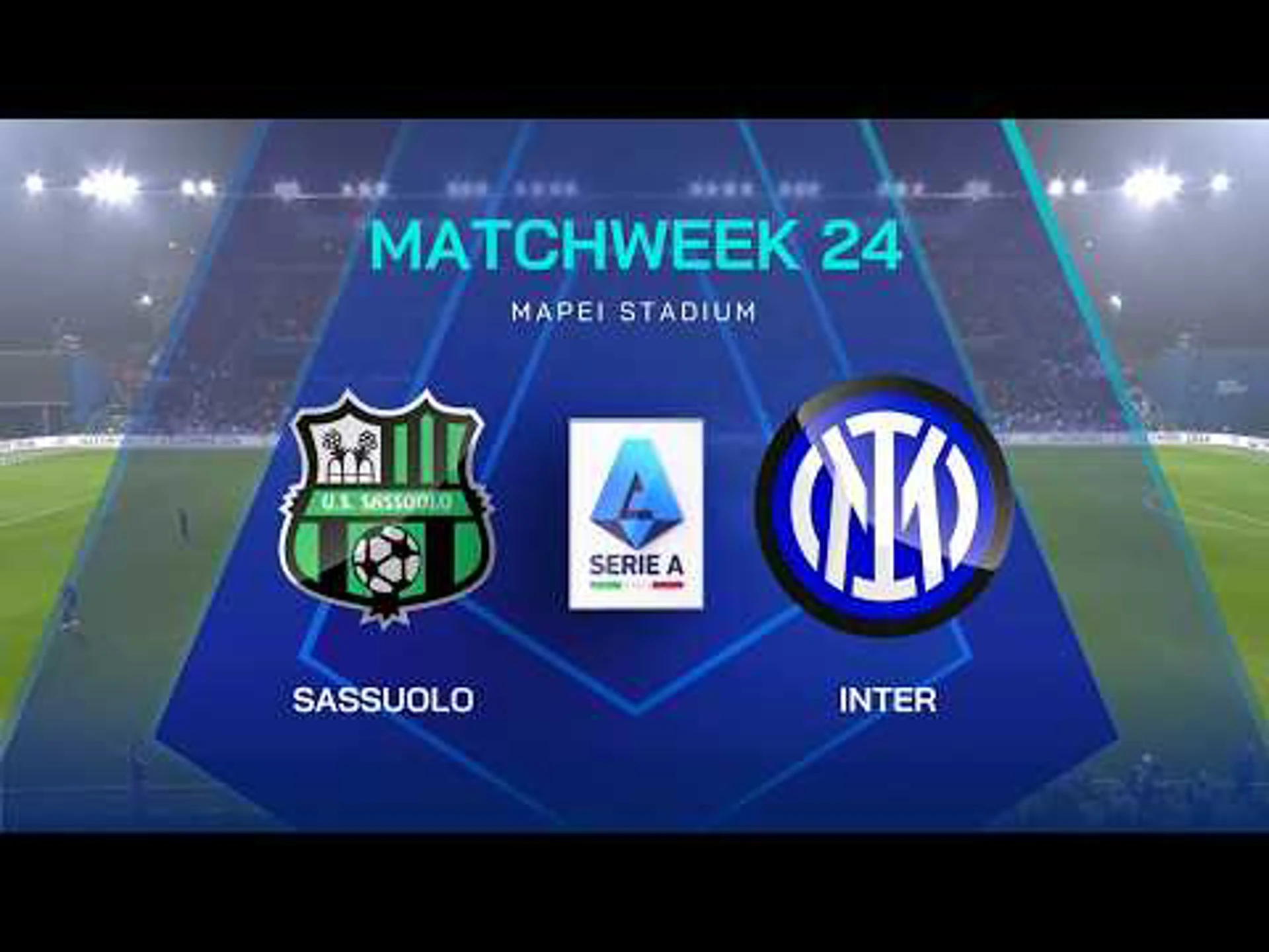 Sassuolo v Inter Milan | Match Highlights | Italian Serie A