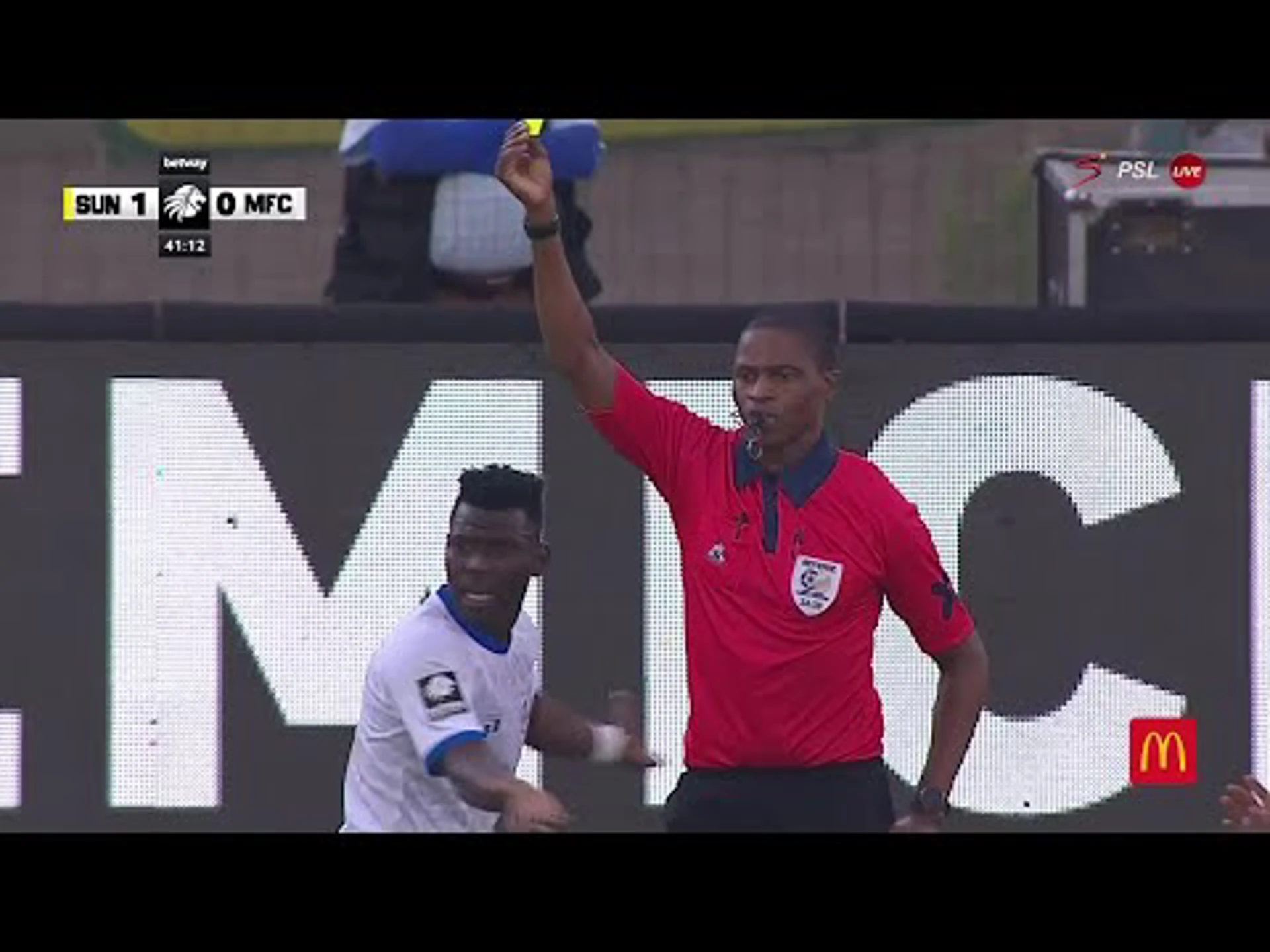 Samuel Mensah Darpoh | Red Card v Mamelodi Sundowns