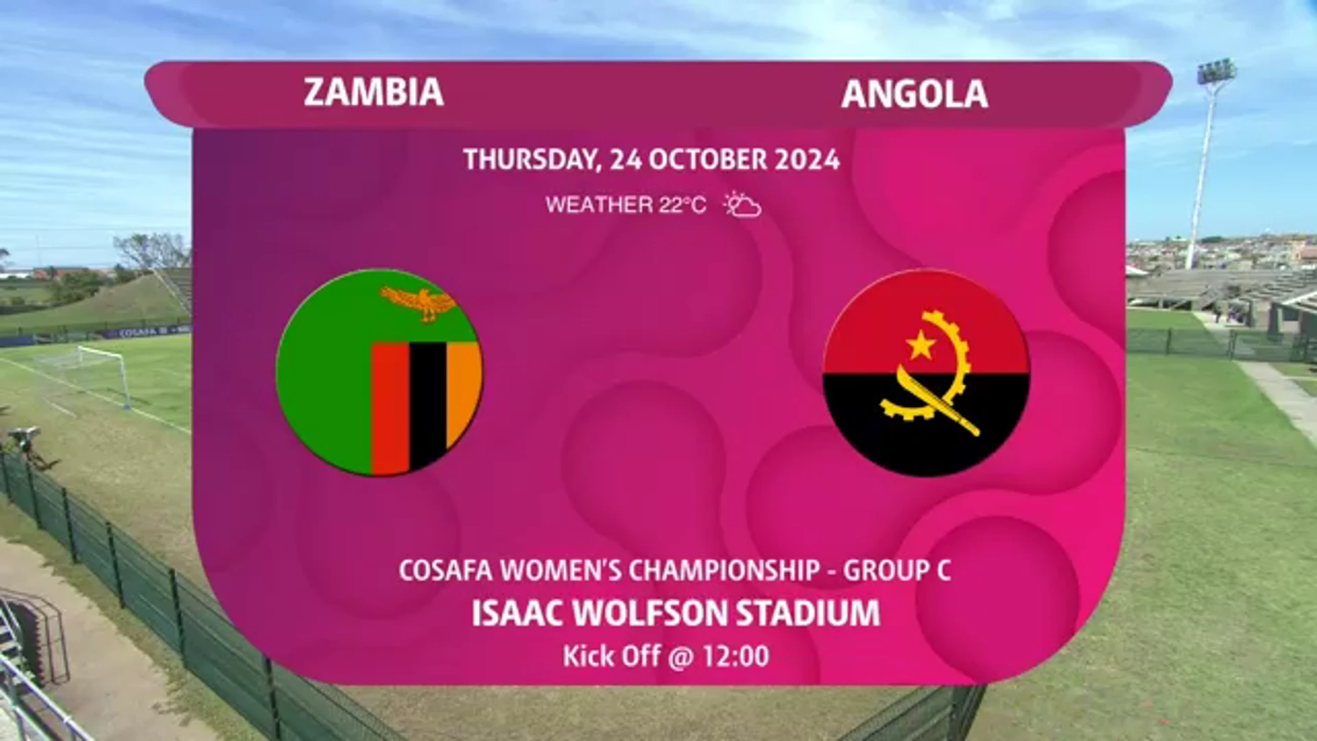 Zambia v Angola | Match Highlights | COSAFA Women's Championship