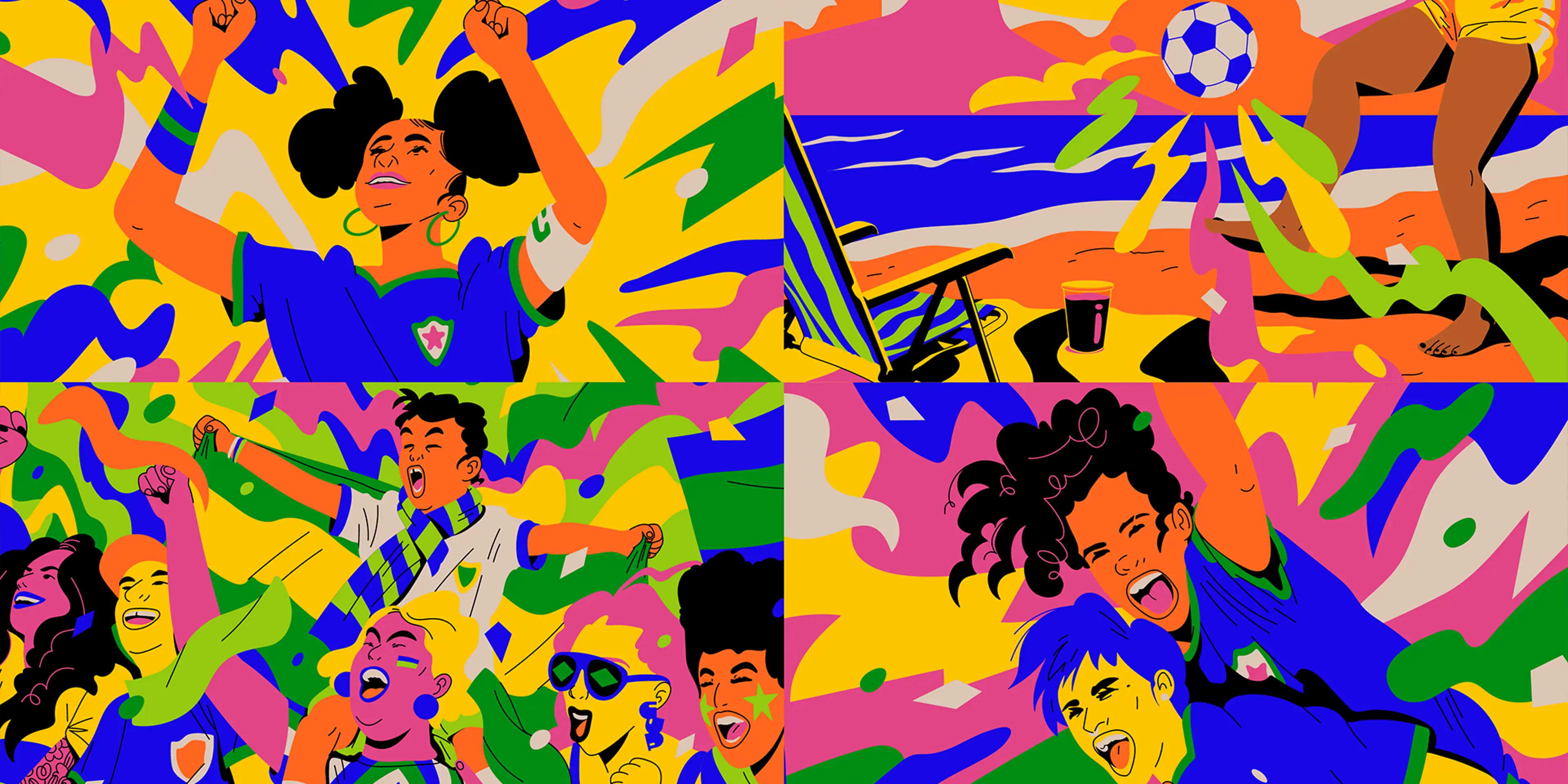 Stunning host city illustrations revealed as Brazil marks 500 days until the FIFA Women's World Cup