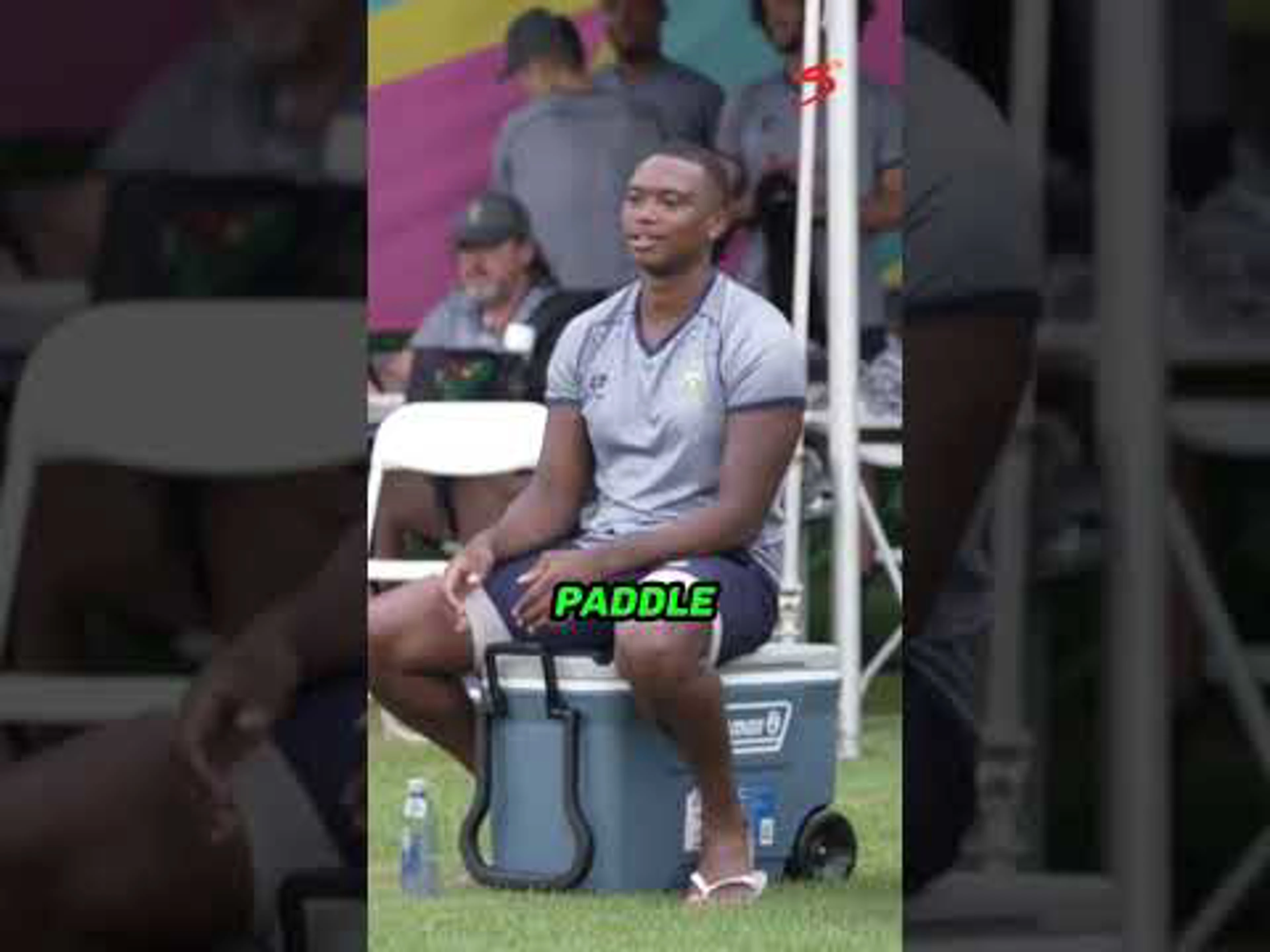 Tabraiz Shamsi in the nets is box office 🎬😂 #T20WorldCup #Cricket #Proteas