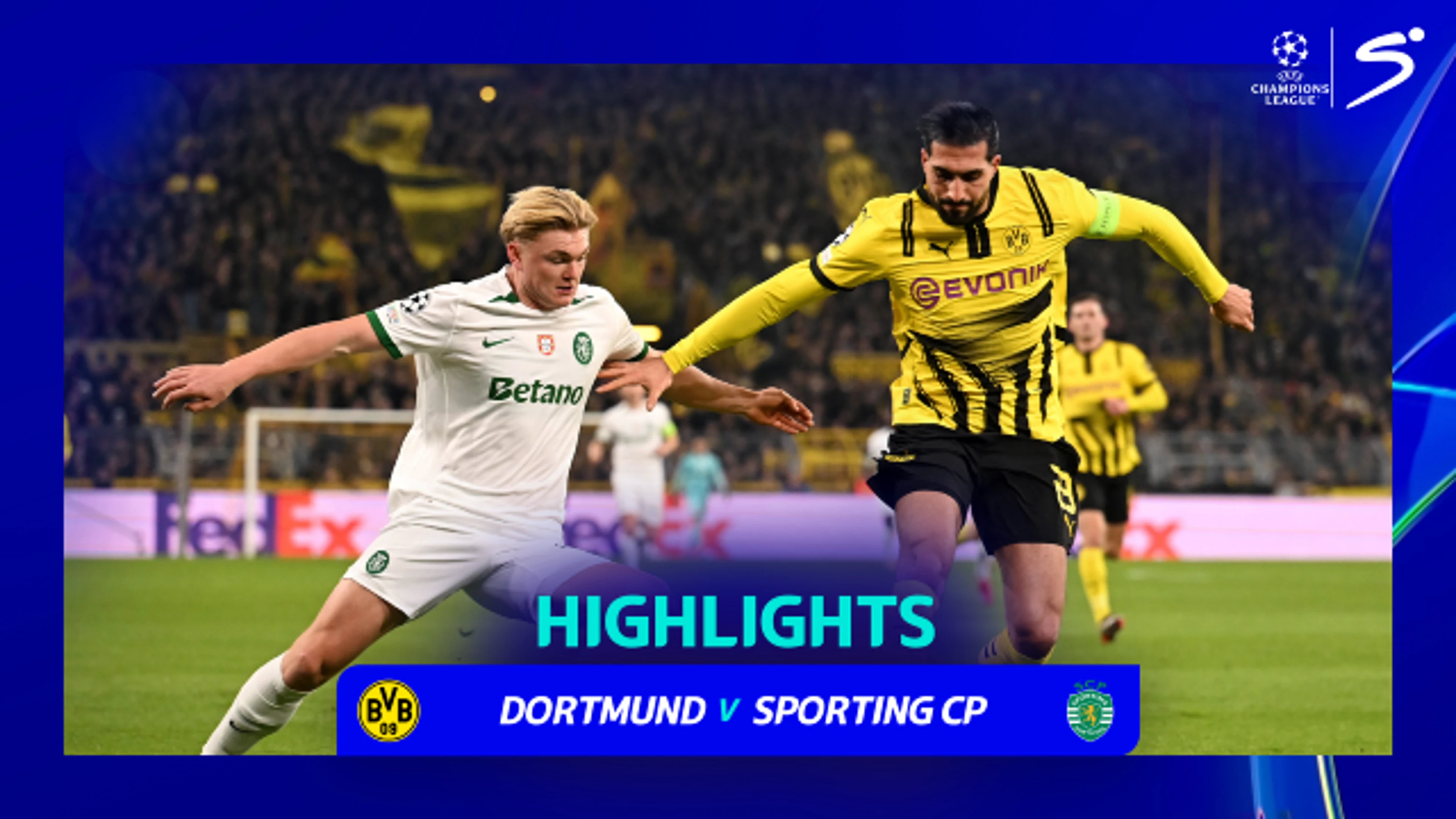 Borussia Dortmund v Sporting CP | 90 in 90 | UEFA Champions League Knock-out Play-offs