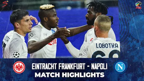 UEFA Champions League | Round of 16 | 1st Leg | Eintracht Frankfurt v SSC Napoli | Match in 3 min