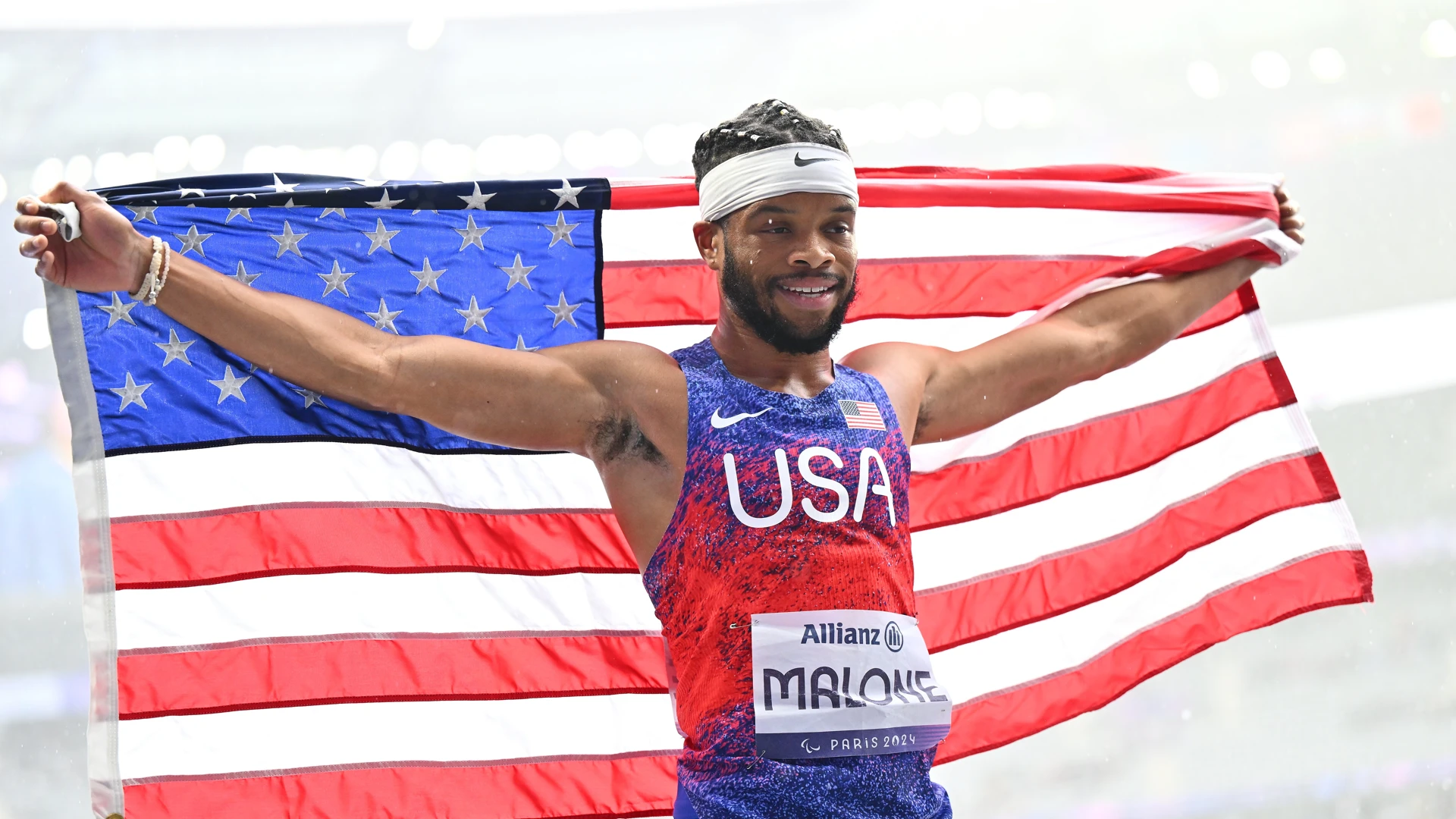 US Paralympic track star Malone credits mum for his success