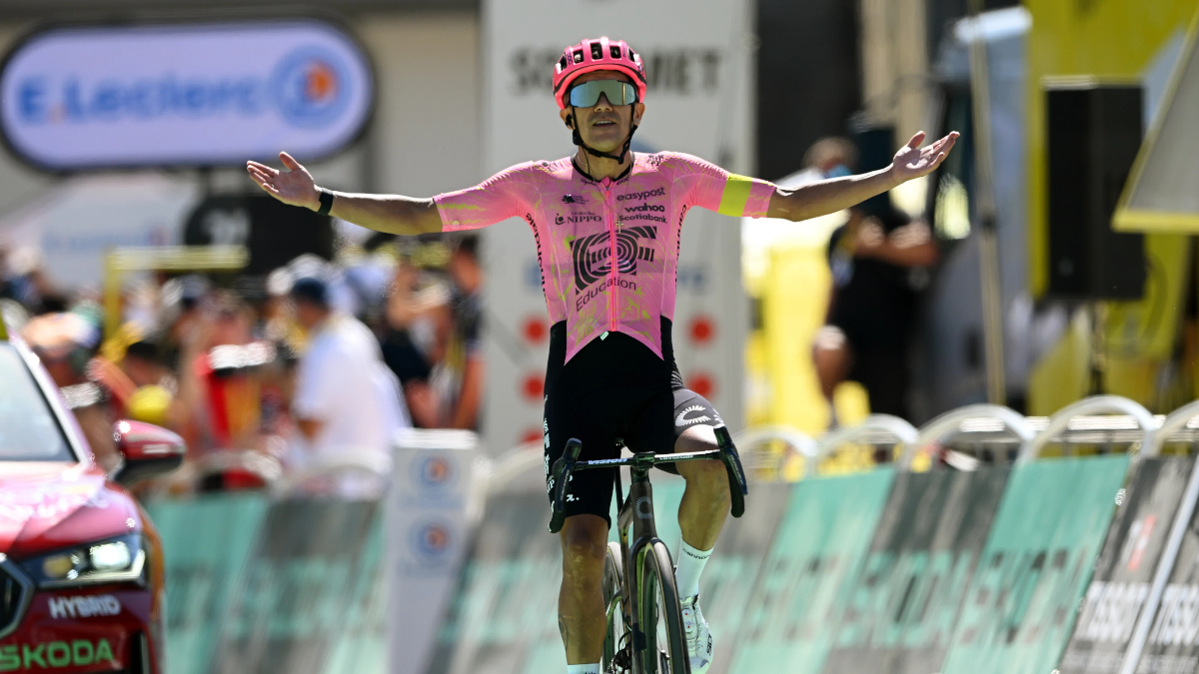 Carapaz ticks off Tour win as Evenepoel edges Pogacar, Vingegaard