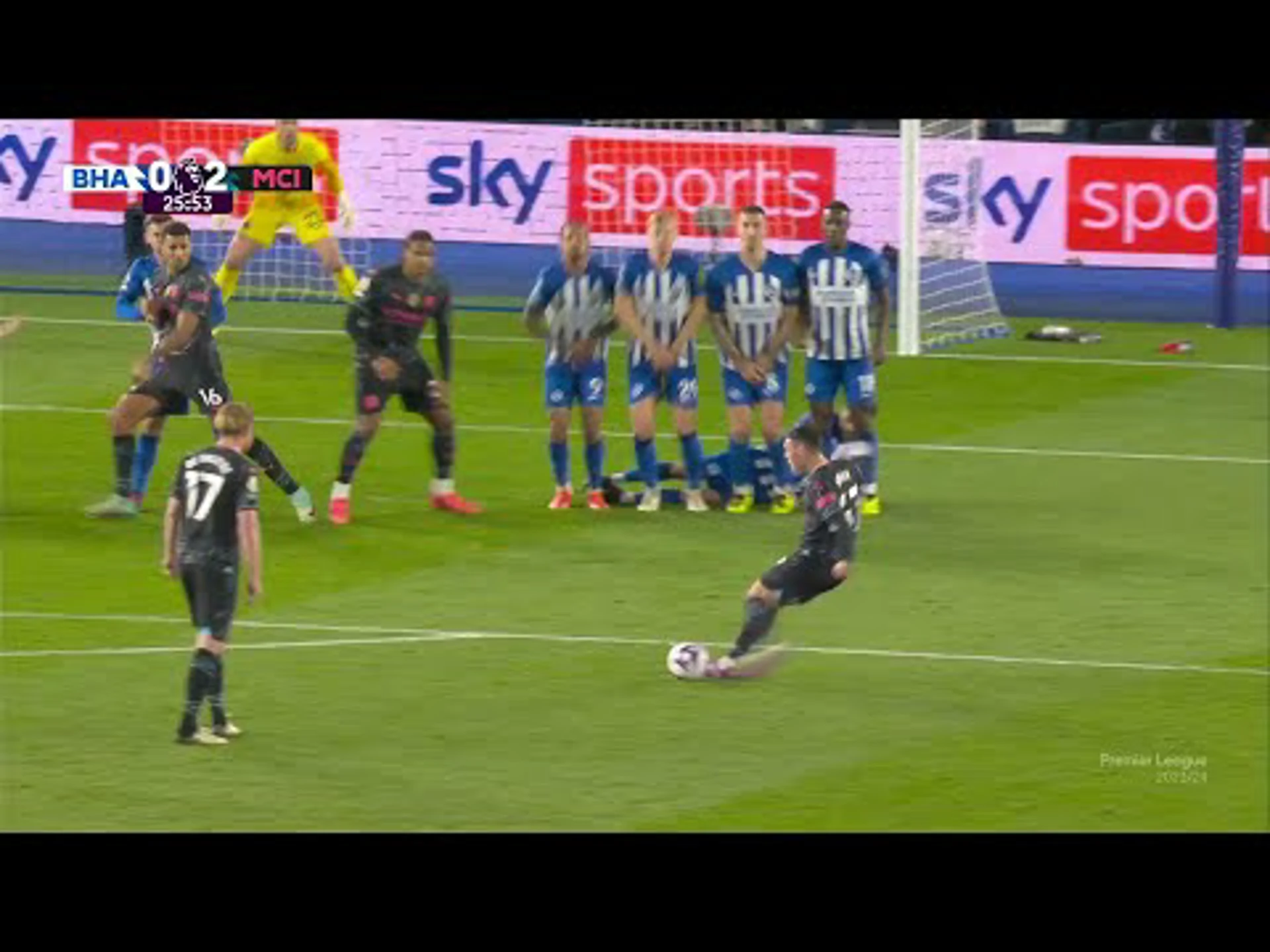 Phil Foden | 26ᵗʰ Minute Goal v Brighton